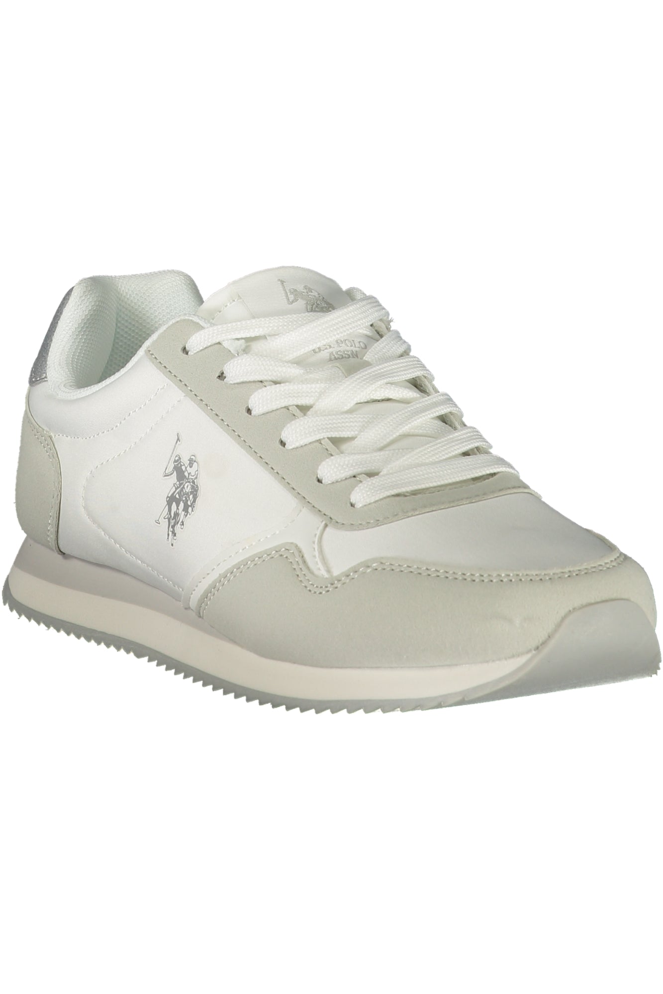 U.S. POLO ASSN. Damen Sneaker – Sportschuh mit Schnürsenkeln Weiß