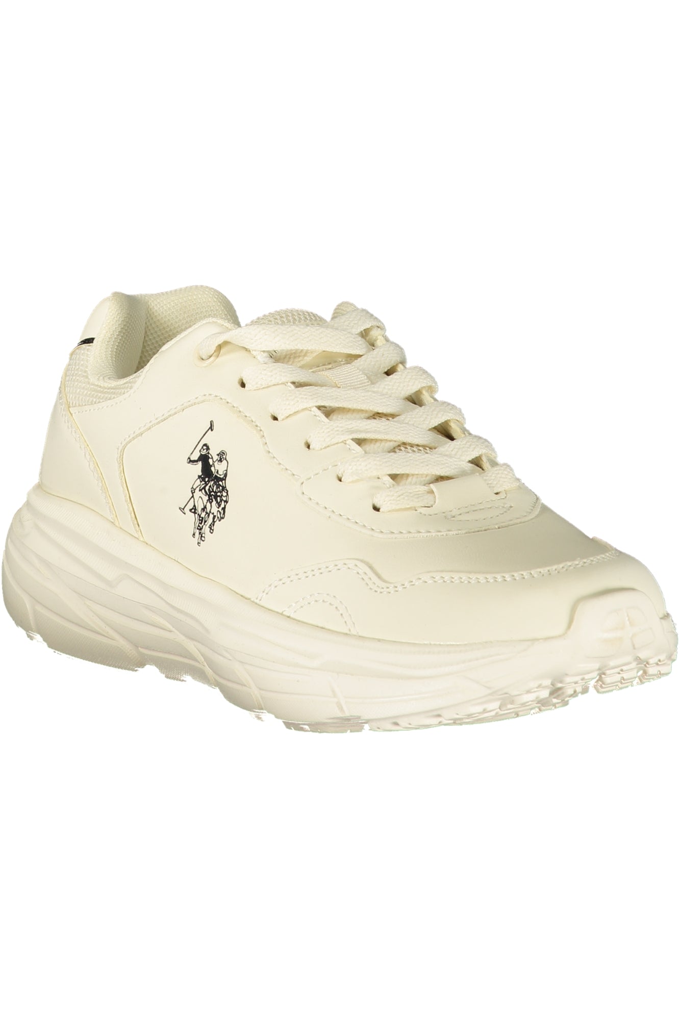 U.S. POLO ASSN. Damen Sneaker – Sportschuh mit Schnürsenkeln Weiß
