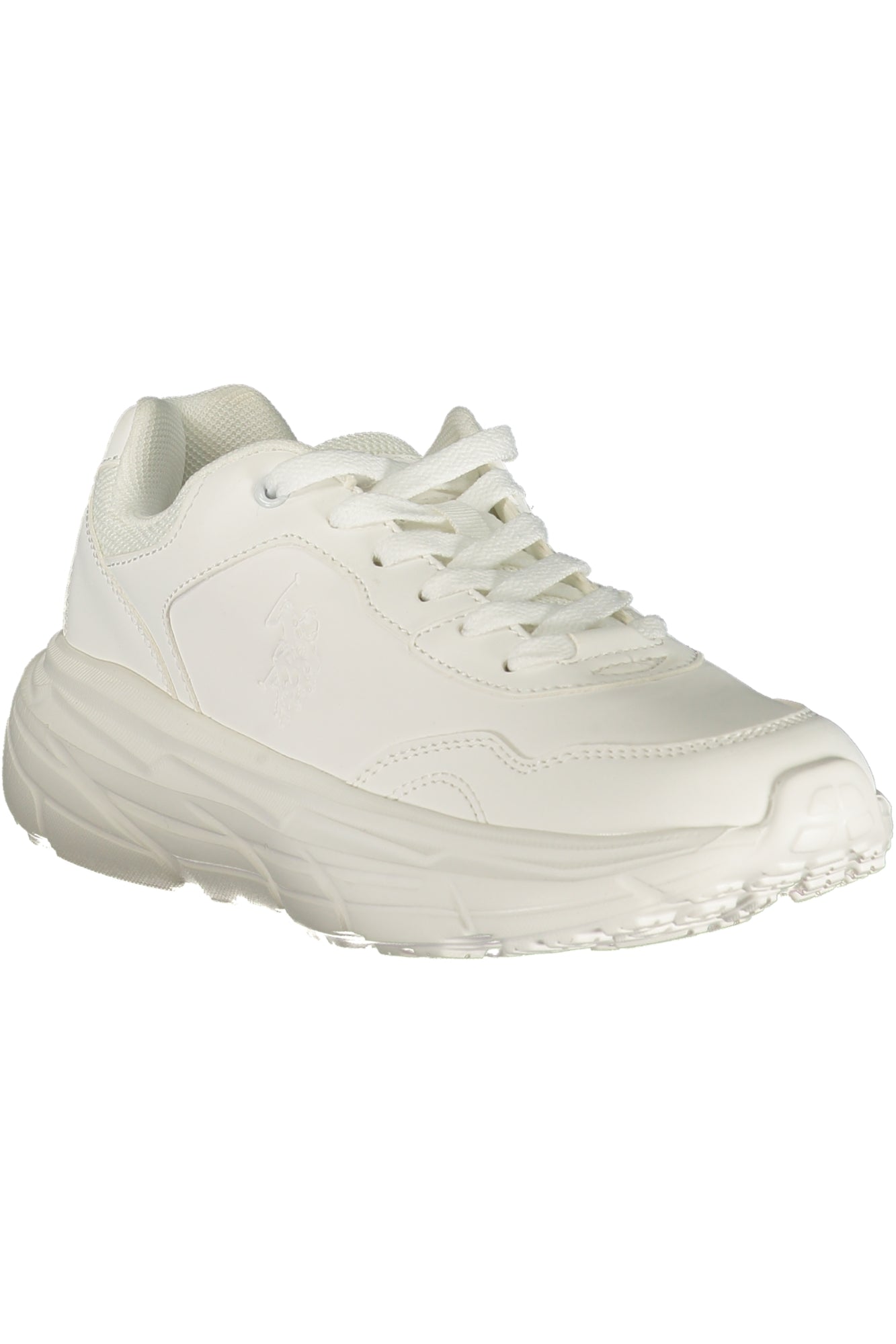 U.S. POLO ASSN. Damen Sneaker – Sportschuh mit Schnürsenkeln Weiß