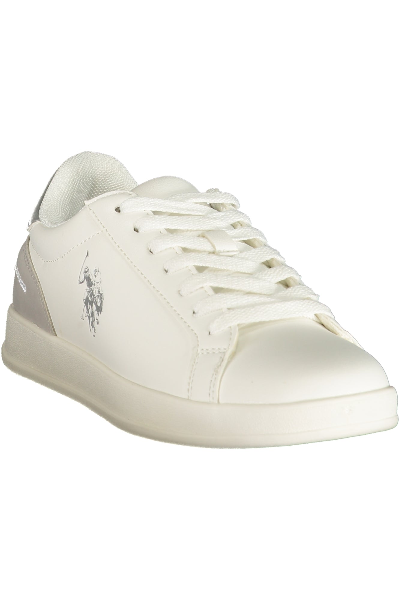 U.S. POLO ASSN. Damen Sneaker – Sportschuh mit Schnürsenkeln Weiß