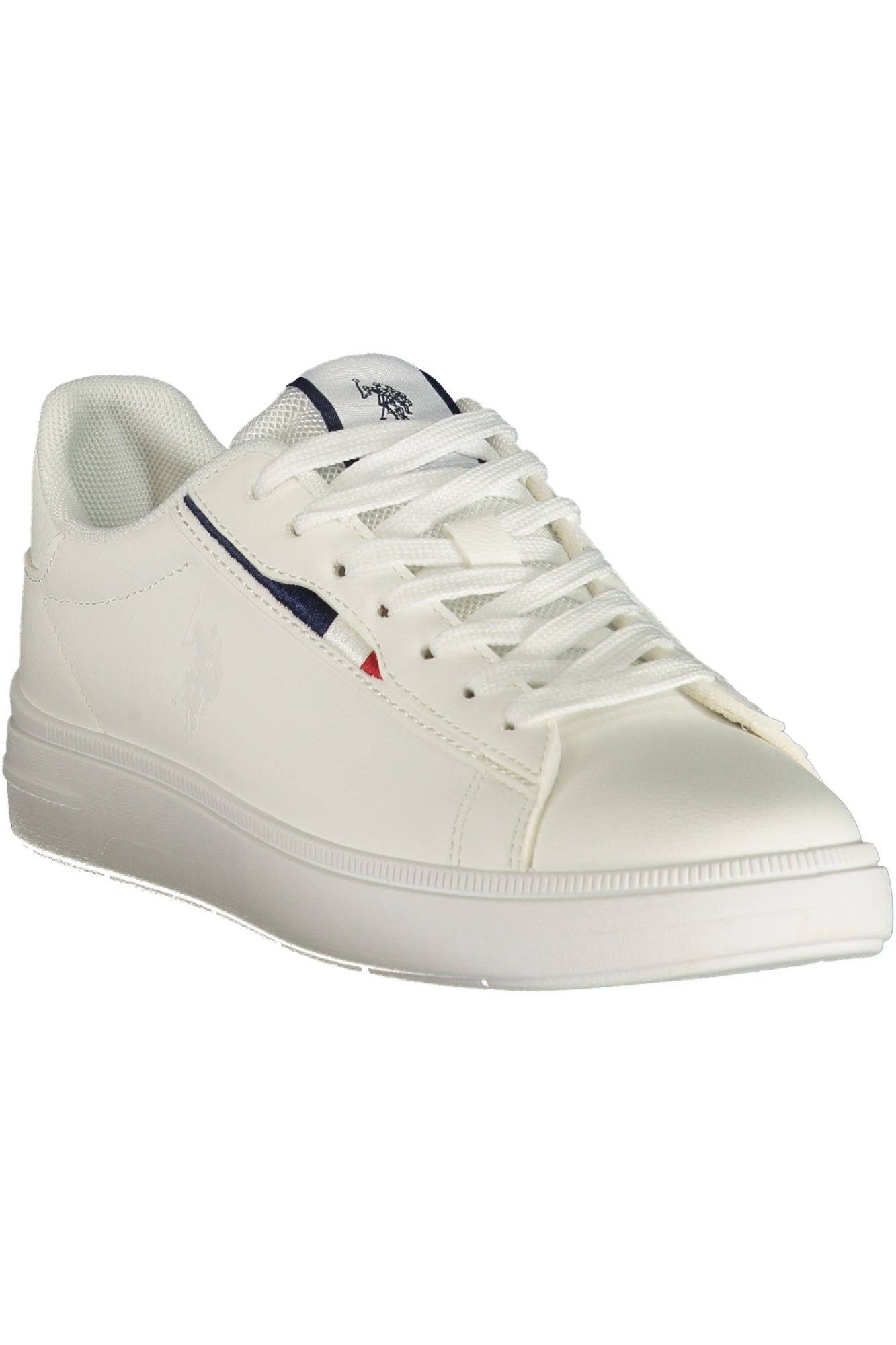 U.S. POLO ASSN. Damen Sneaker – Sportschuh mit Schnürsenkeln Weiß