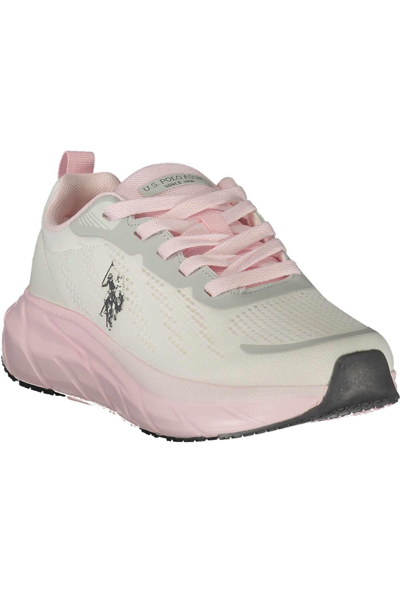 U.S. POLO ASSN. Damen Sneaker – Sportschuh mit Schnürsenkeln Weiß