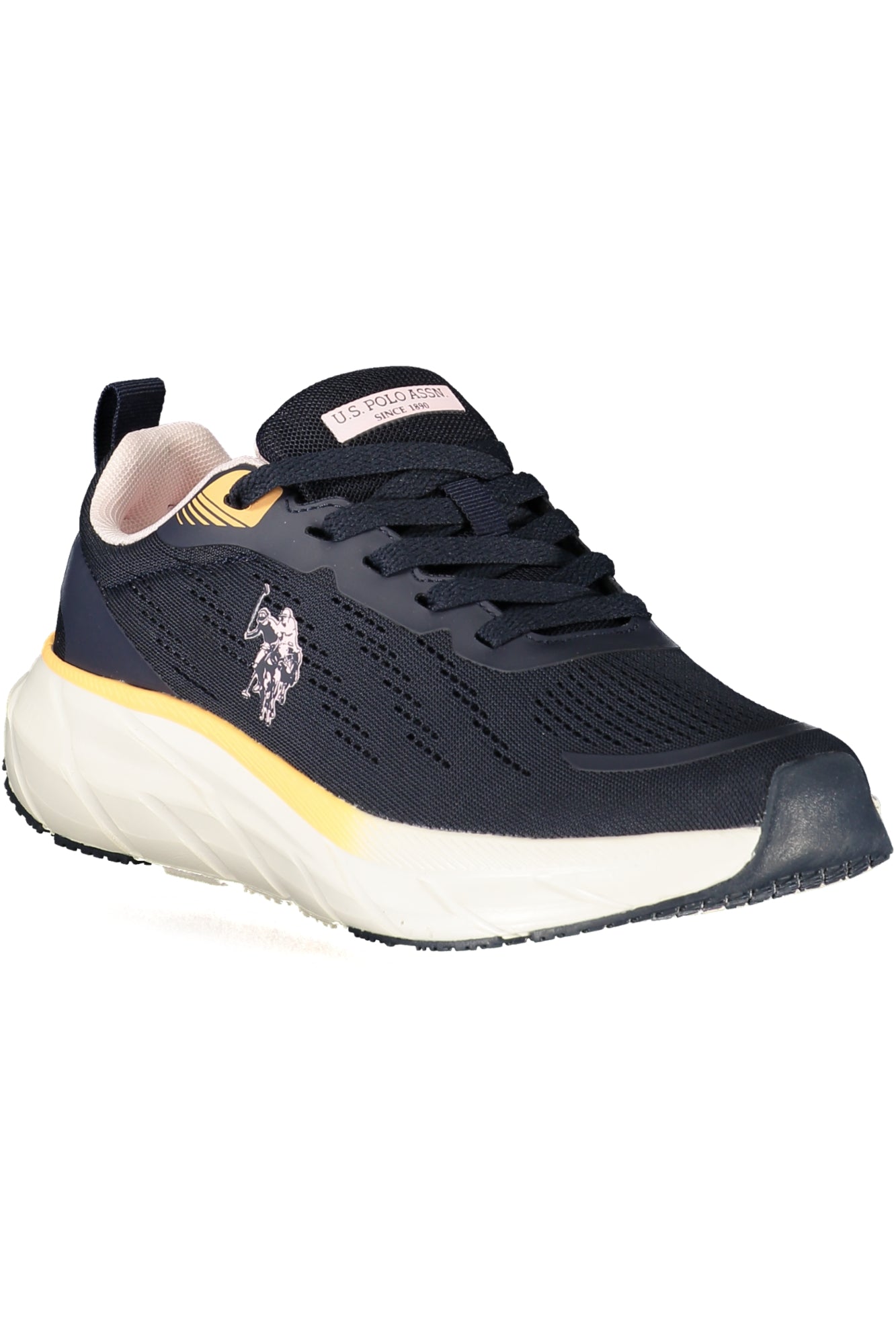 U.S. POLO ASSN. Damen Sneaker – Sportschuh mit Schnürsenkeln Blau