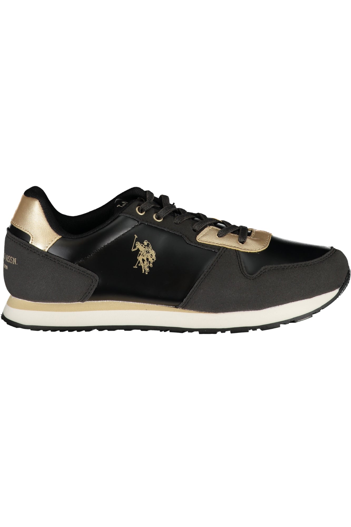 US POLO ASSN. SCHWARZE SPORTSCHUHE FÜR DAMEN