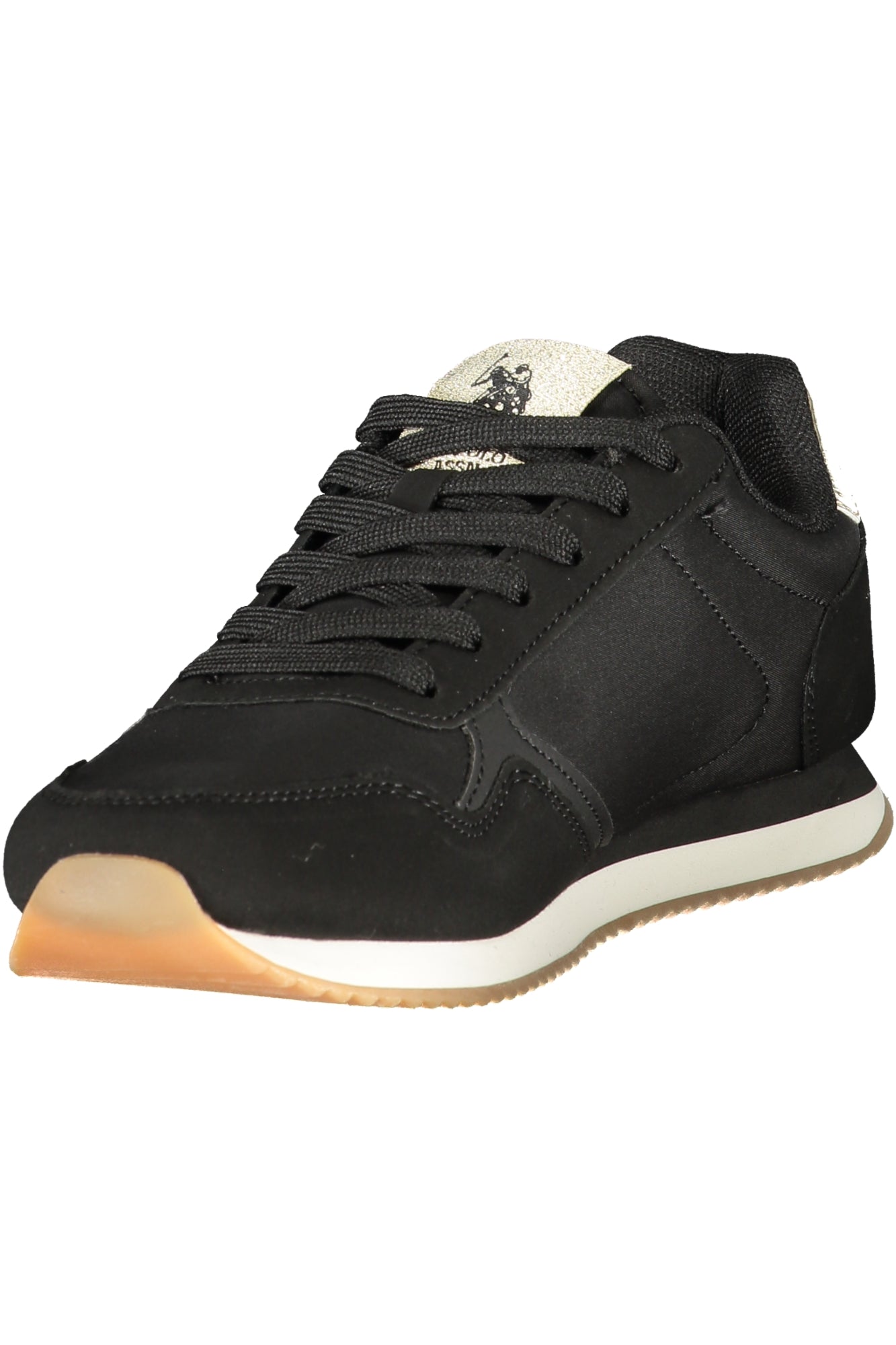 U.S. POLO ASSN. Damen Sneaker – Sportschuh mit Schnürsenkeln Schwarz