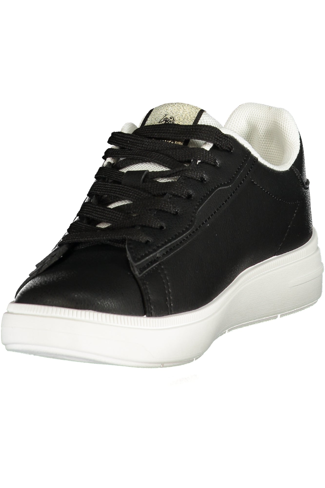 U.S. POLO ASSN. Damen Sneaker – Sportschuh mit Schnürsenkeln Schwarz