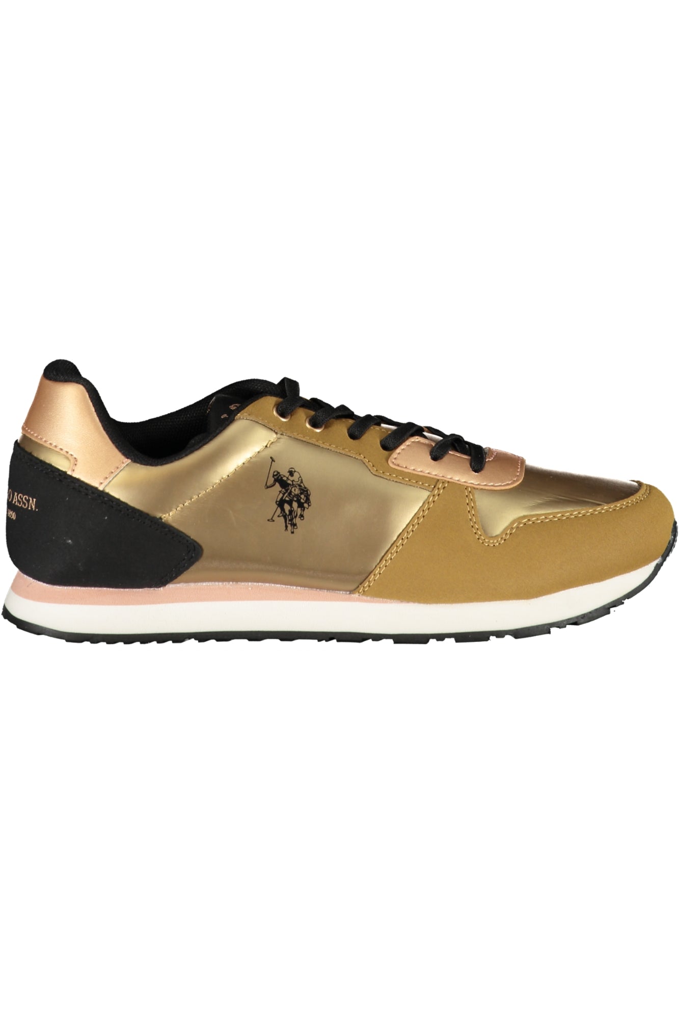 U.S. POLO ASSN. Damen Sneaker – Sportschuhe mit, sportlich Gold