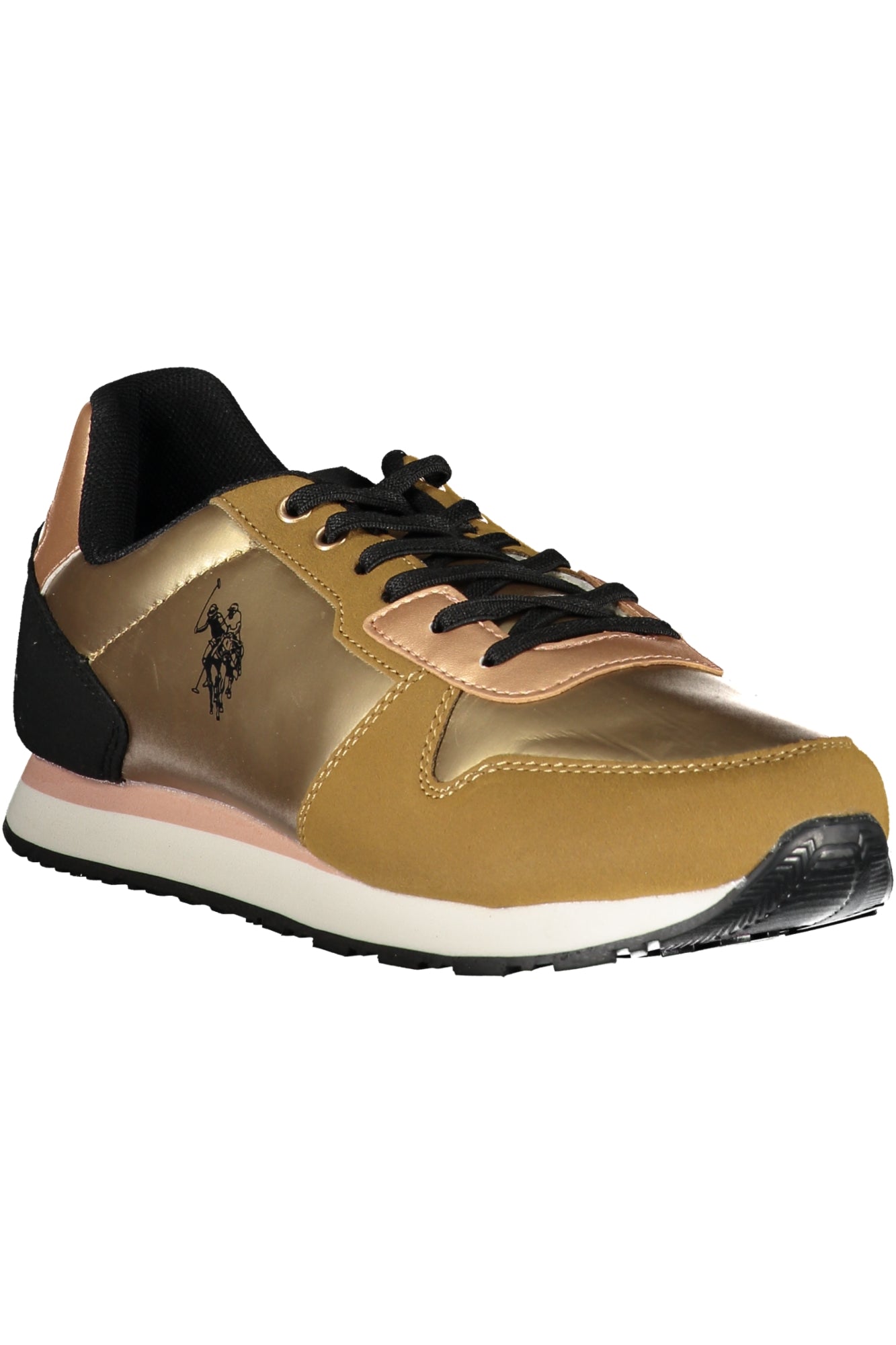 U.S. POLO ASSN. Damen Sneaker – Sportschuhe mit, sportlich Gold