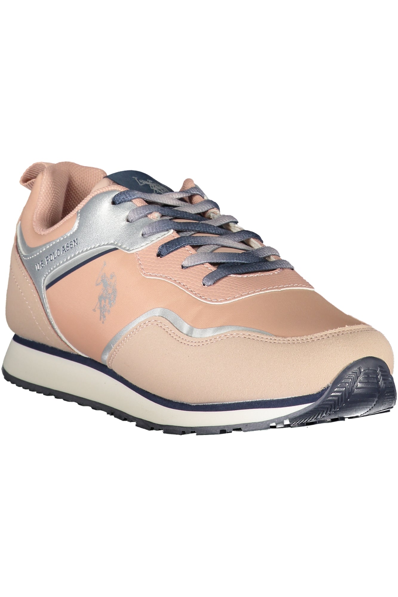 U.S. POLO ASSN. Rosa Sneaker Damen – Sportlicher Freizeitschuh mit Kontrastdetails Rosa