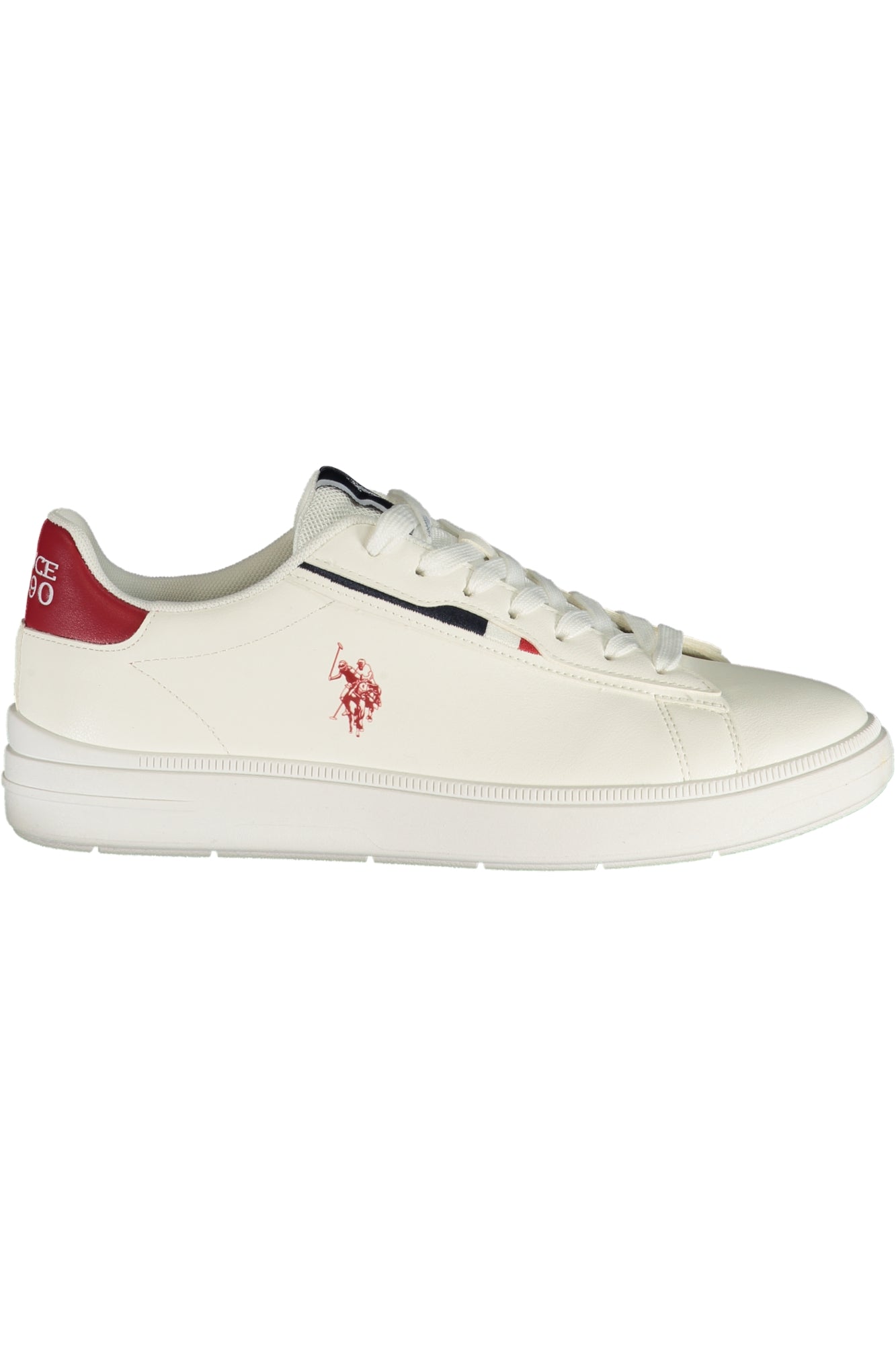 U.S. POLO ASSN. Herren Sneaker – Sportschuh mit, sportlich Weiß