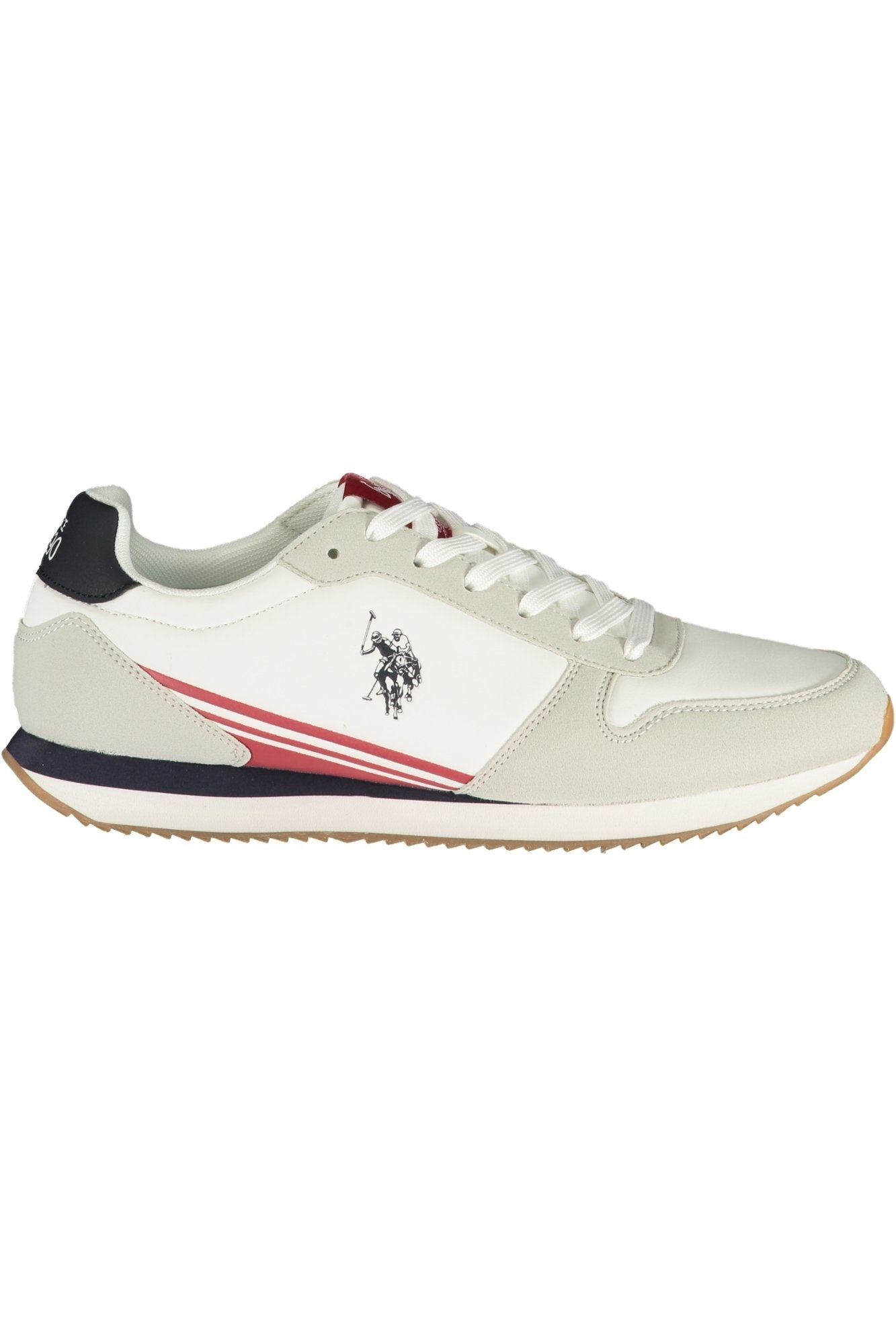 U.S. POLO ASSN. Herren Sneaker – Sportschuh mit, sportlich Weiß