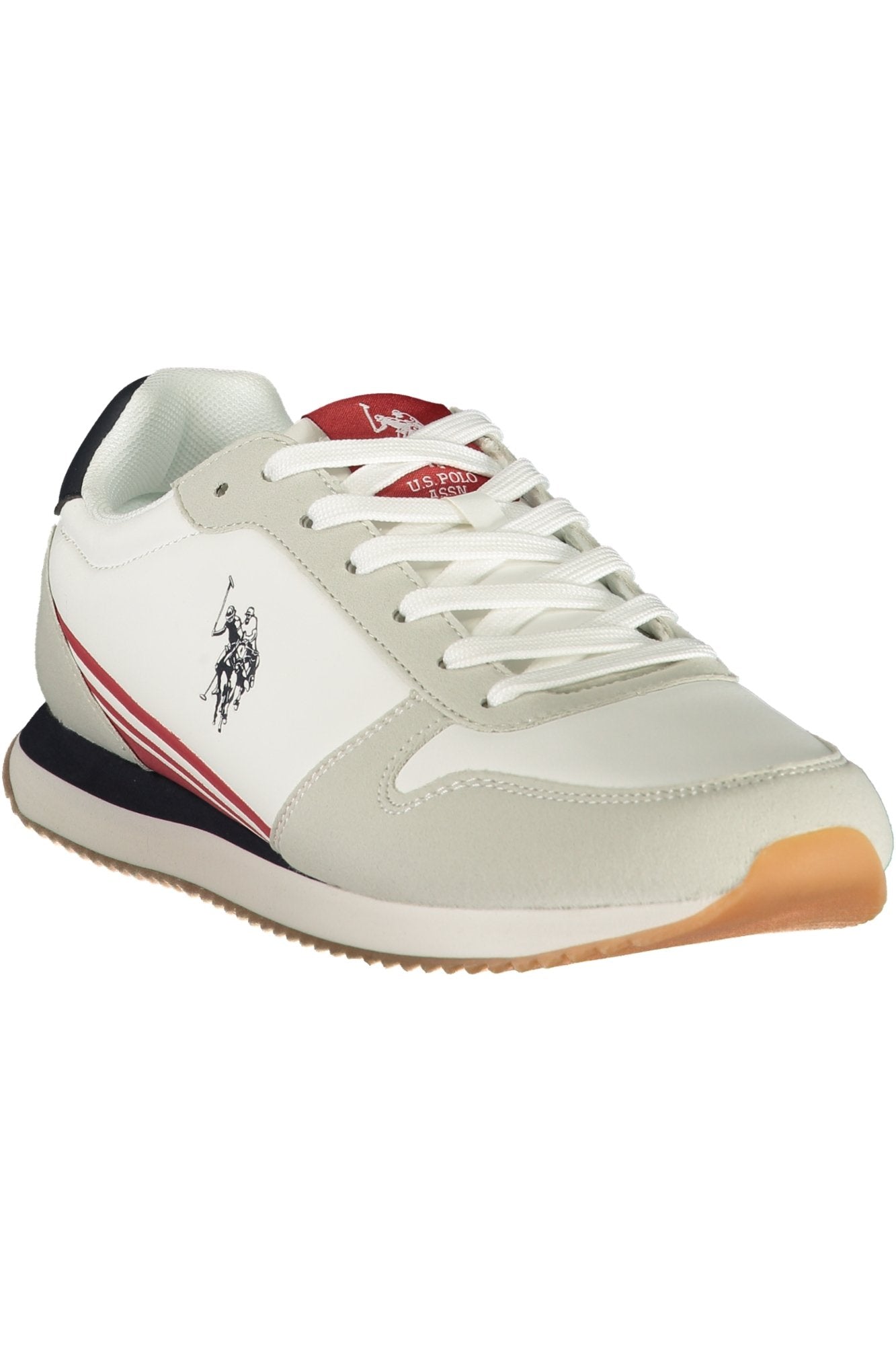 U.S. POLO ASSN. Herren Sneaker – Sportschuh mit, sportlich Weiß