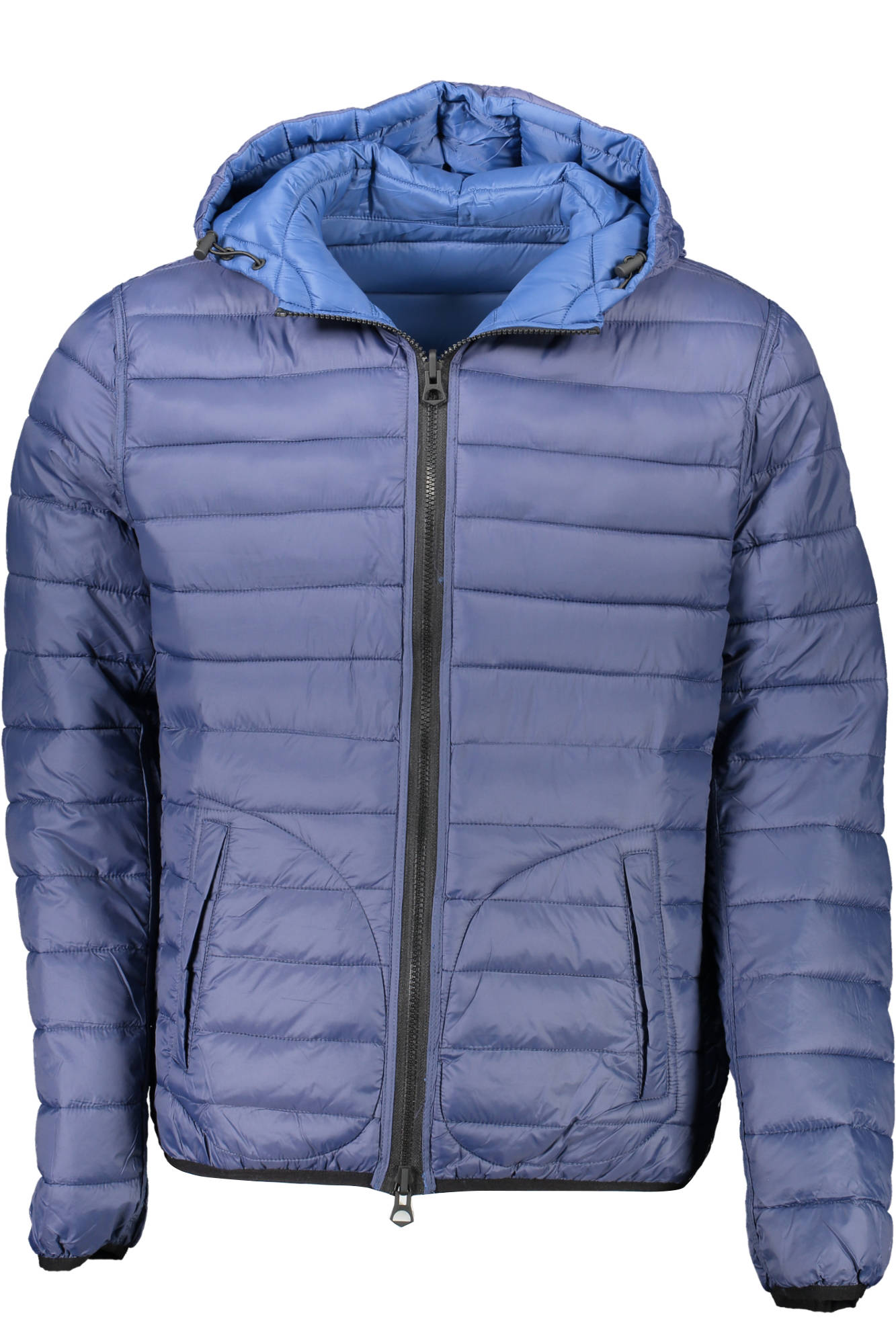 U.S. POLO Assn. Grüne Herrenjacke – Wendbare Kapuzenjacke für Herbst/Winter Blau