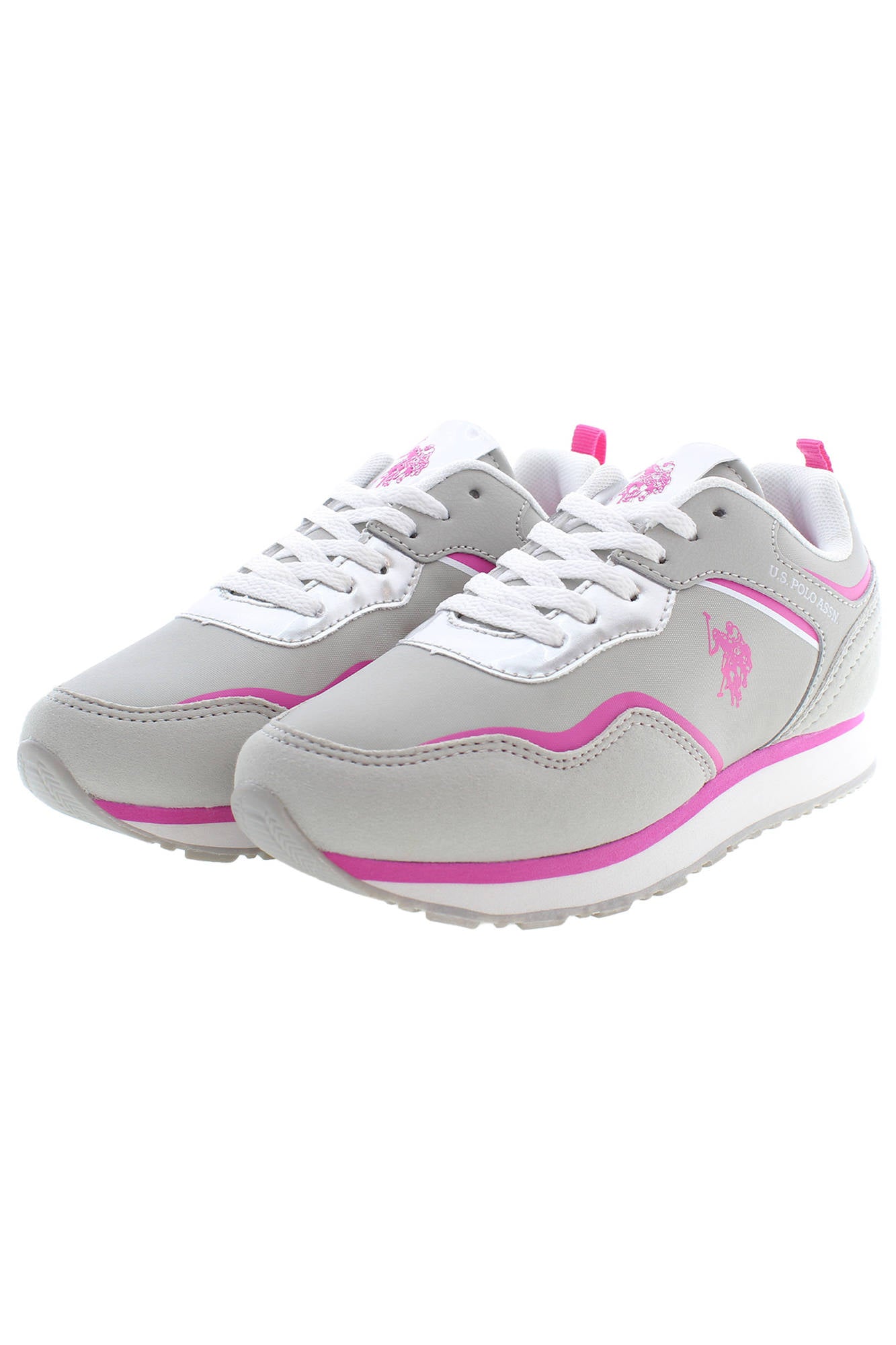 US POLO BEST PRICE Grey Sneakers for Girls – Sports Shoes for Spring/Summer Secondary image