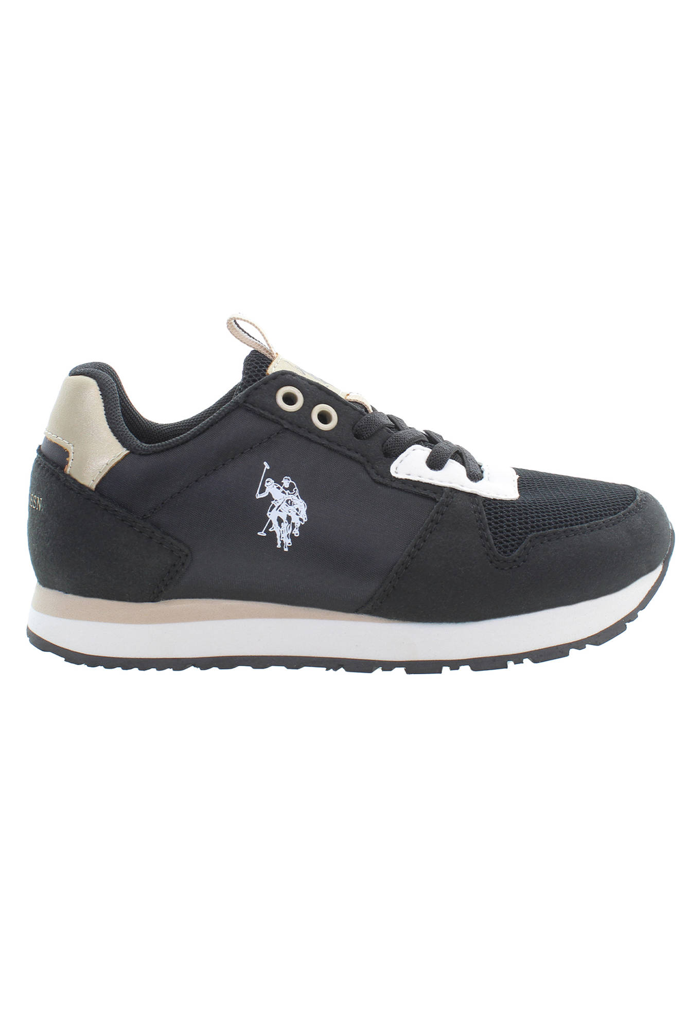U.S. POLO BEST PRICE Sportschuhe Kinder Schwarz – Bequeme Sneaker für Jungs Schwarz