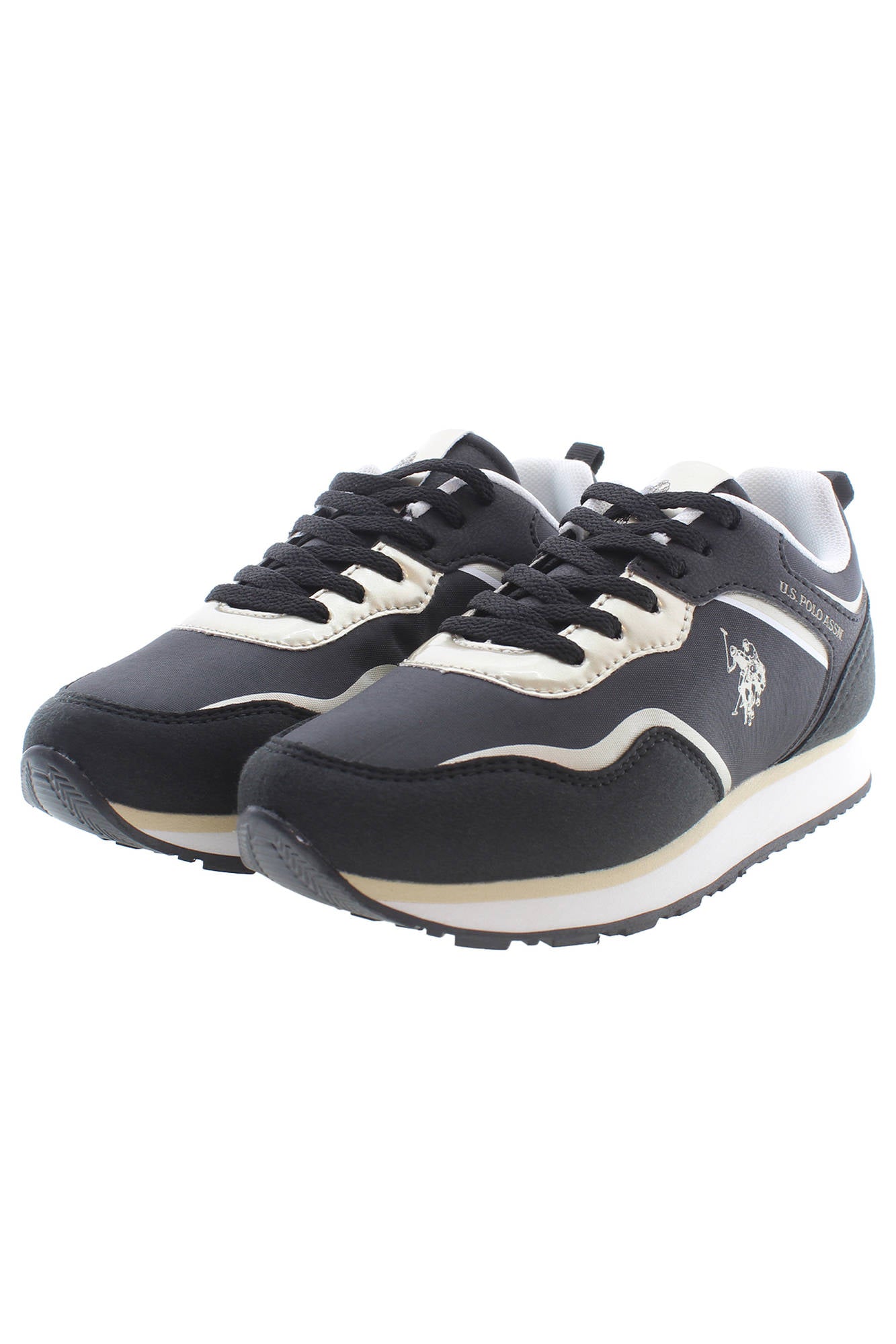 Us Polo Best Price Sportschuhe Kinder Schwarz Schwarz