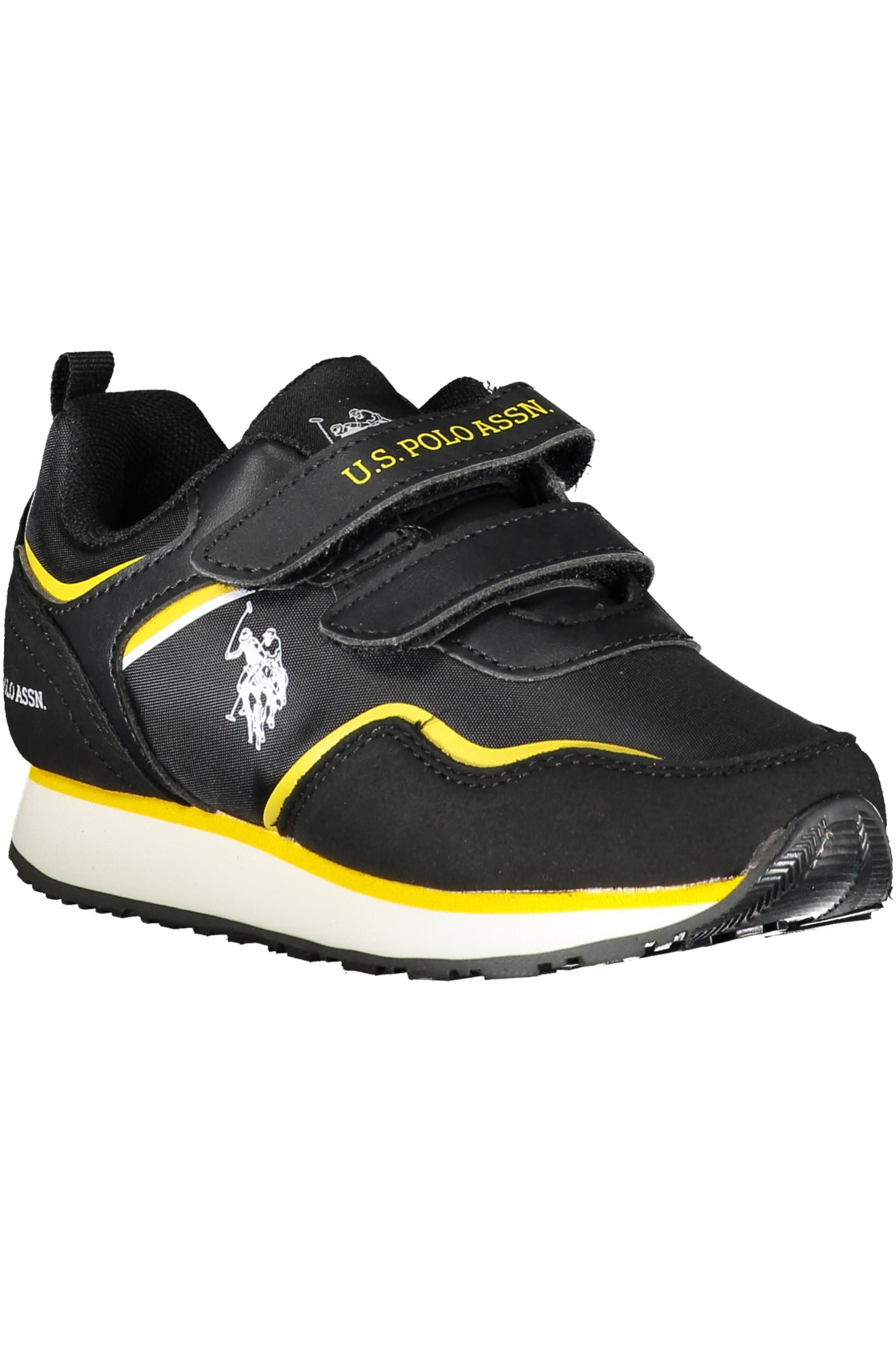 U.S. POLO BEST PRICE Grüne Kinder-Sneaker – Sportliche Schuhe für Jungen im Herbst/Winter Schwarz