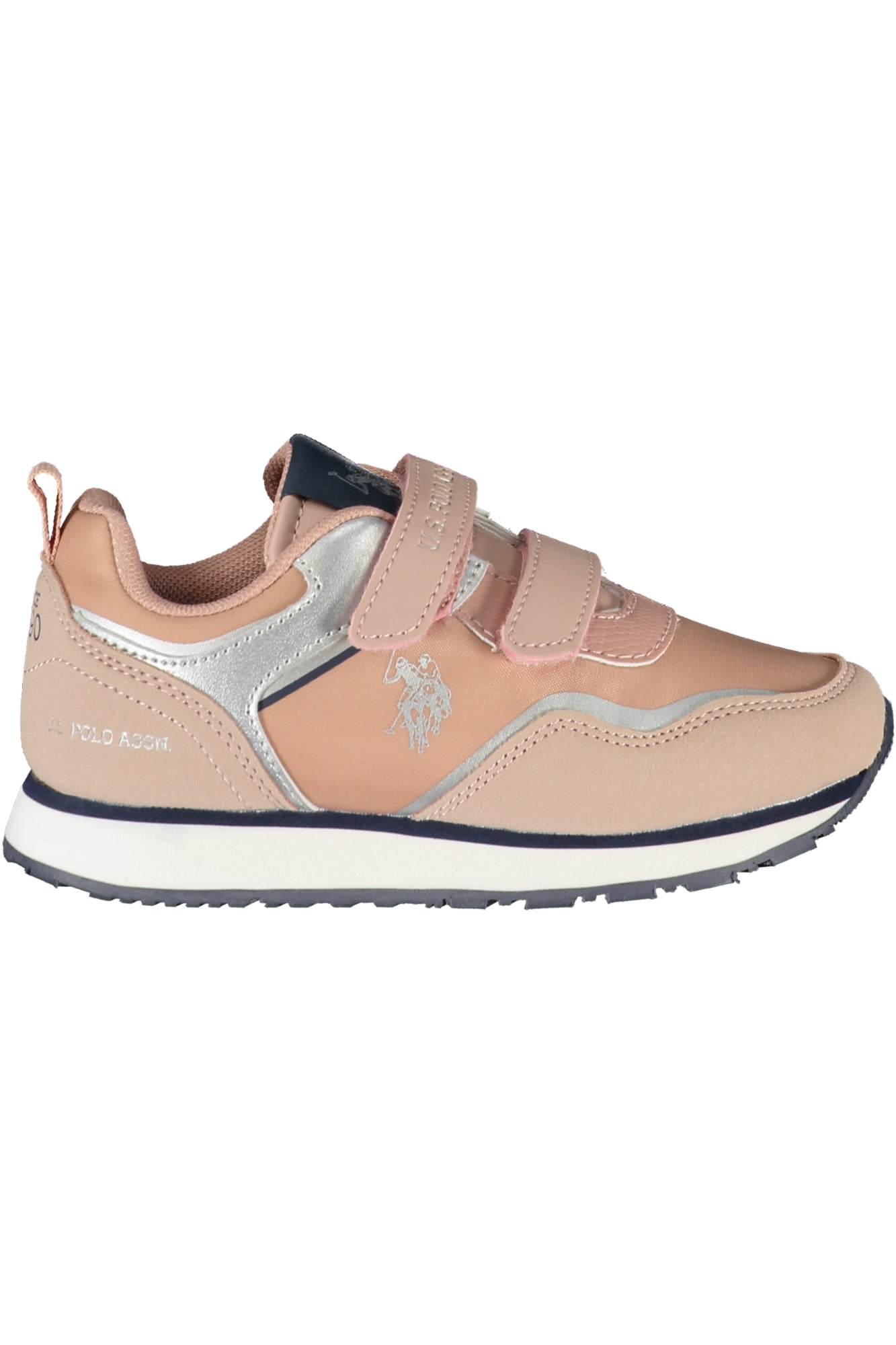 U.S. POLO BEST PRICE Kinder Sneaker – Sportschuhe mit Riemen Rosa