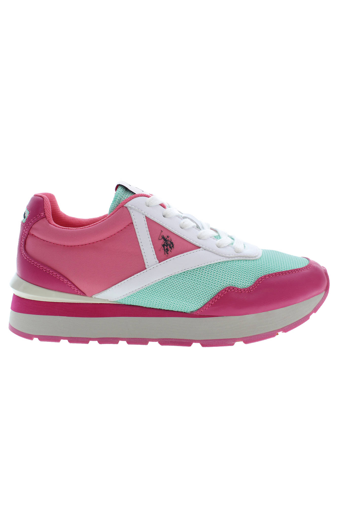 U.S. POLO BEST PRICE Damen Sneaker – Sportschuh mit Rosa