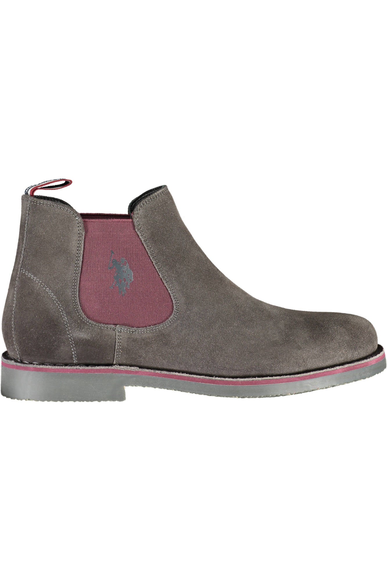 U.S. POLO BEST PRICE Stiefeletten Herren Grau – Elastischer Bund für Herbst/Winter Grau