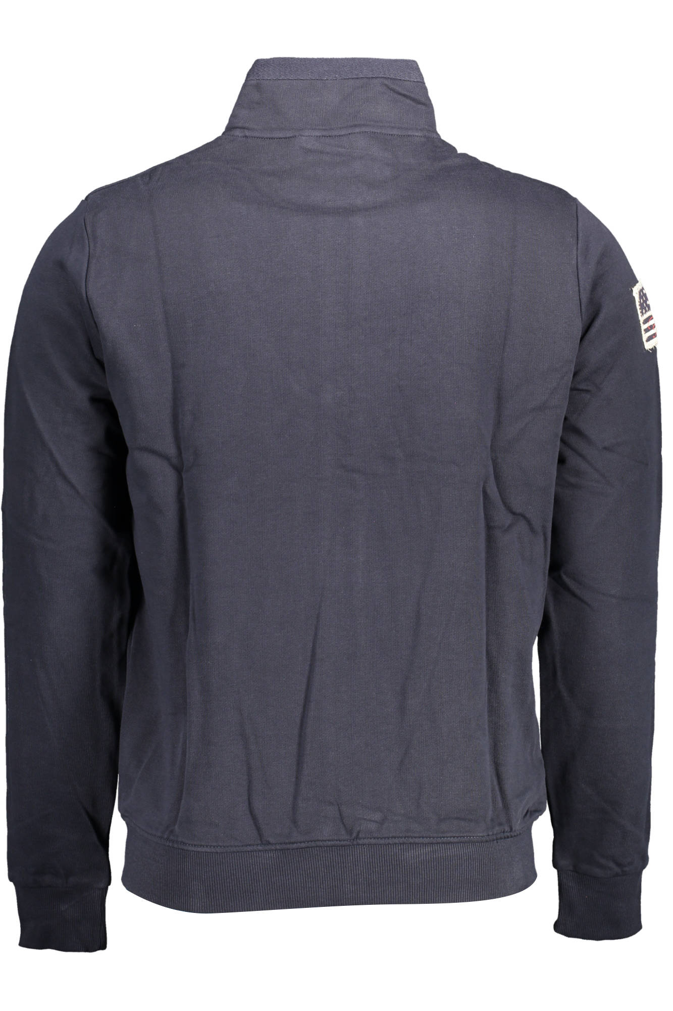 US POLO SWEATSHIRT MIT REISSVERSCHLUSS BLAU HERREN