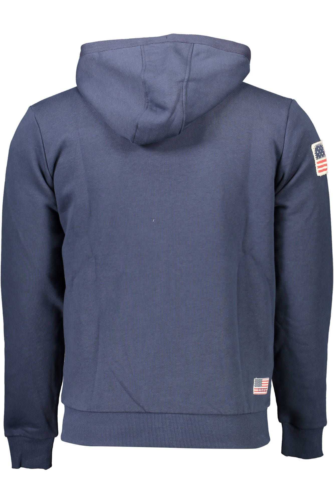 U.S. POLO Sweatshirt Herren mit Reißverschluss – Kapuzenpullover für Herbst/Winter Blau