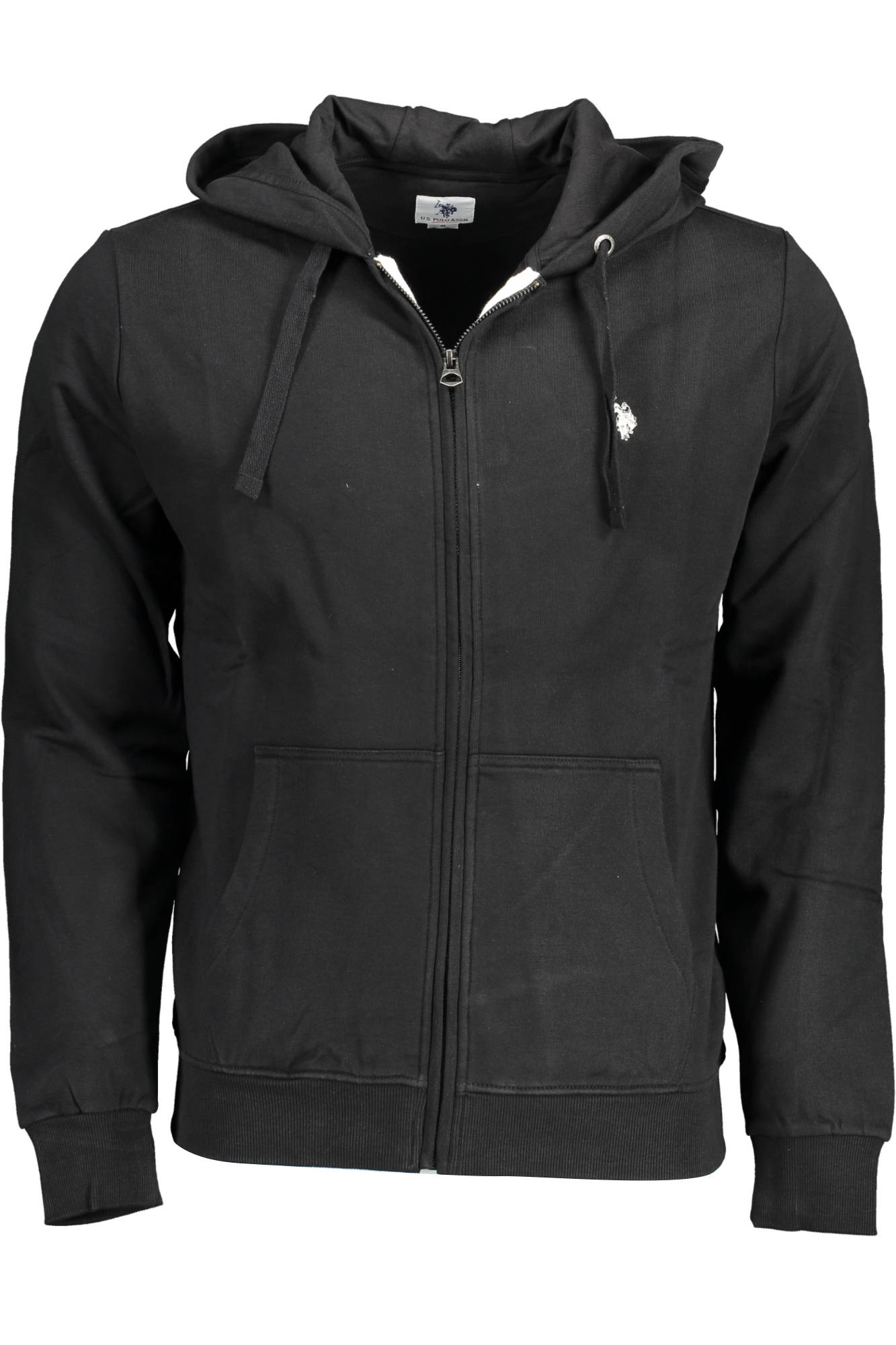 U.S. POLO Sweatshirt Herren mit Reißverschluss – Kapuzenpullover Weiß für Herbst/Winter Zweitbild