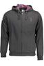 US POLO SWEATSHIRT MIT REISSVERSCHLUSS SCHWARZ HERREN
