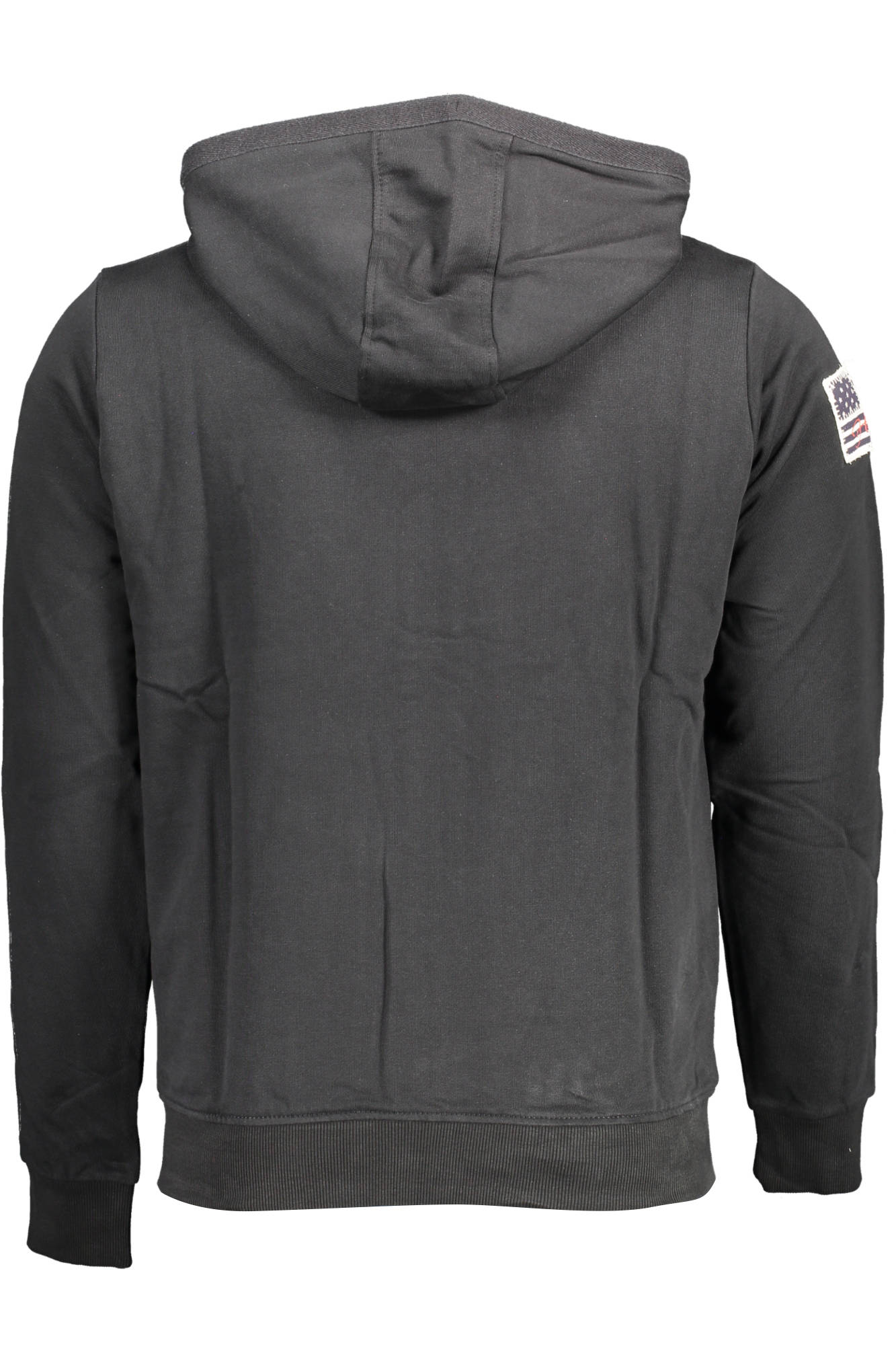 U.S. POLO Sweatshirt mit Reißverschluss Herren – Schwarz, 100% Baumwolle | soulluna.de Schwarz
