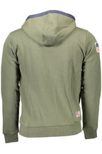 US POLO GREEN MAN SWEATSHIRT MIT REISSVERSCHLUSS