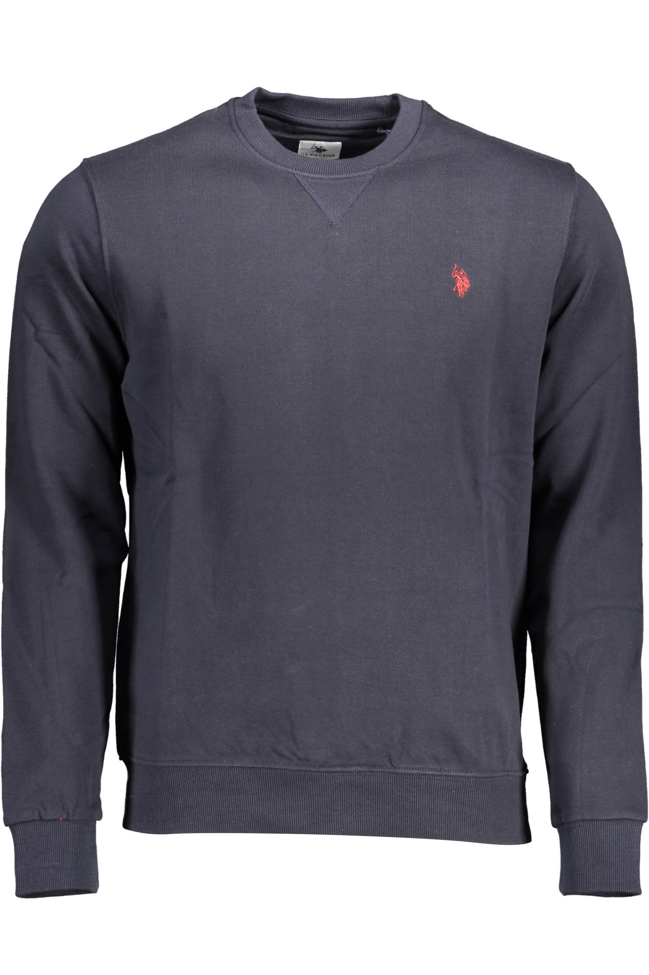 U.S. POLO Sweatshirt Herren Schwarz – Klassisches Langarm-Sweatshirt ohne Zip Blau