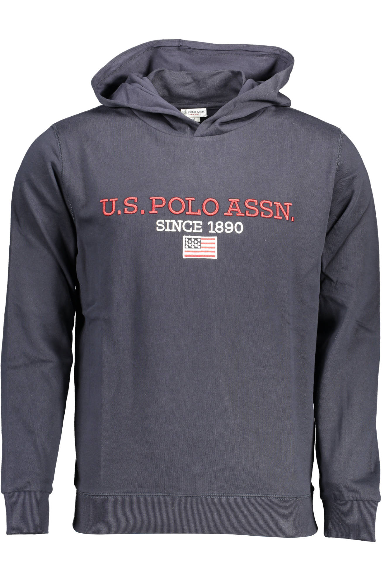 U.S. POLO Sweatshirt Herren Blau – Kapuzenpullover aus 100% Baumwolle für Herbst/Winter Blau