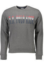 US POLO SWEATSHIRT OHNE REISSVERSCHLUSS HERREN GRAU
