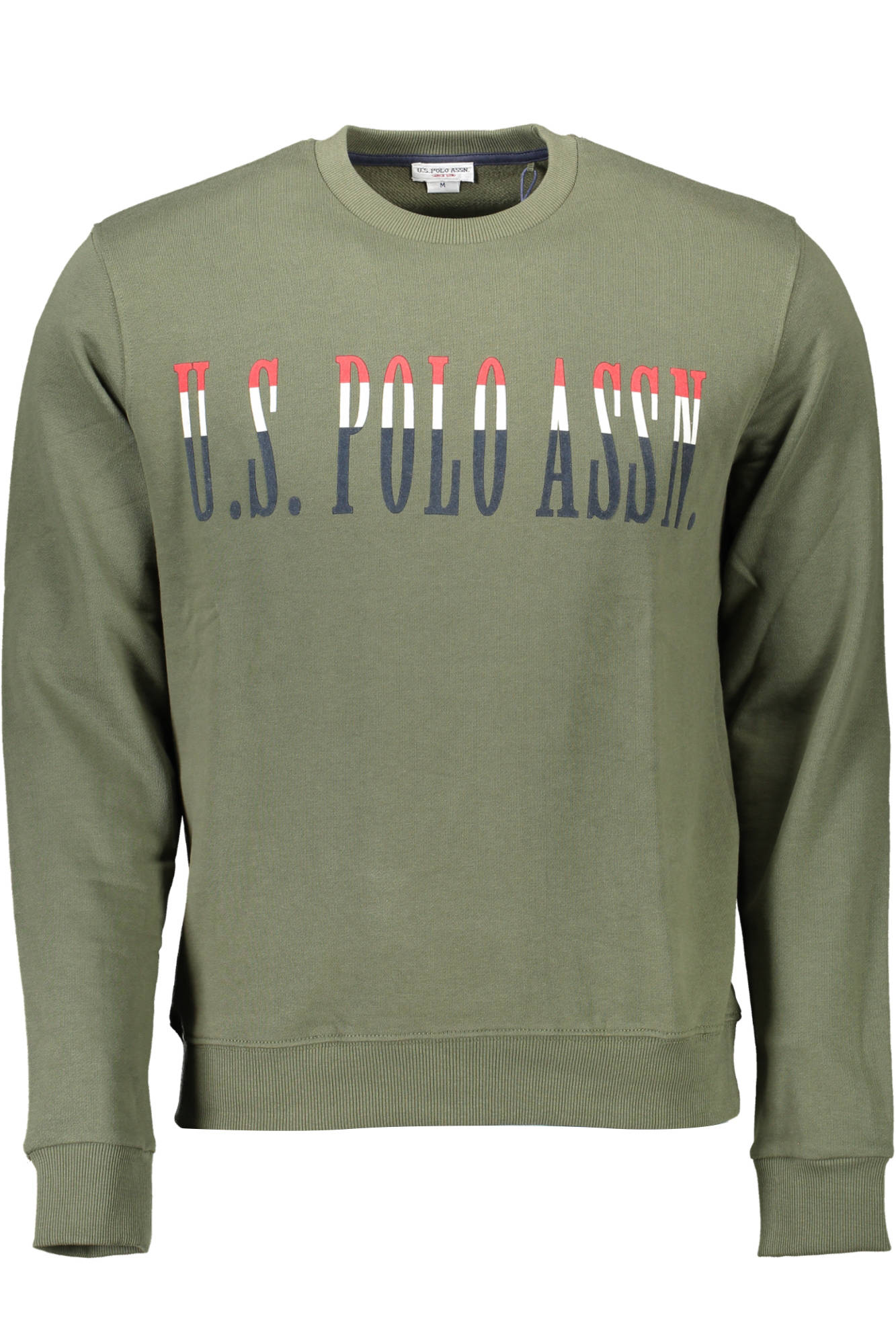 U.S. POLO Sweatshirt Herren Grün – Rundle Crewneck aus 100% Baumwolle | soulluna.de Grün