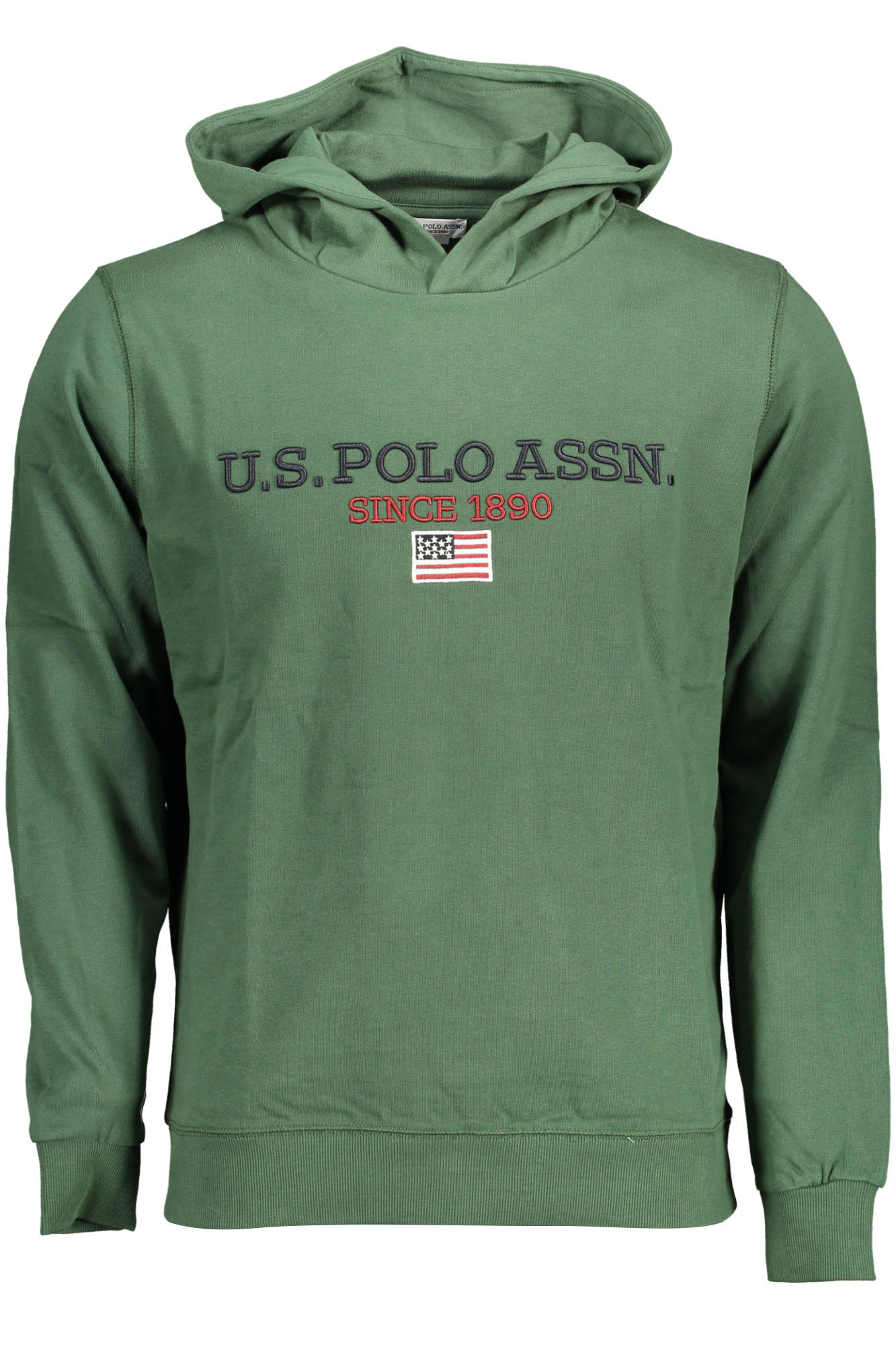 U.S. POLO Sweatshirt Herren – Kapuzen-Sweatshirt in Grün ohne Reißverschluss | soulluna.de Grün Hauptbild