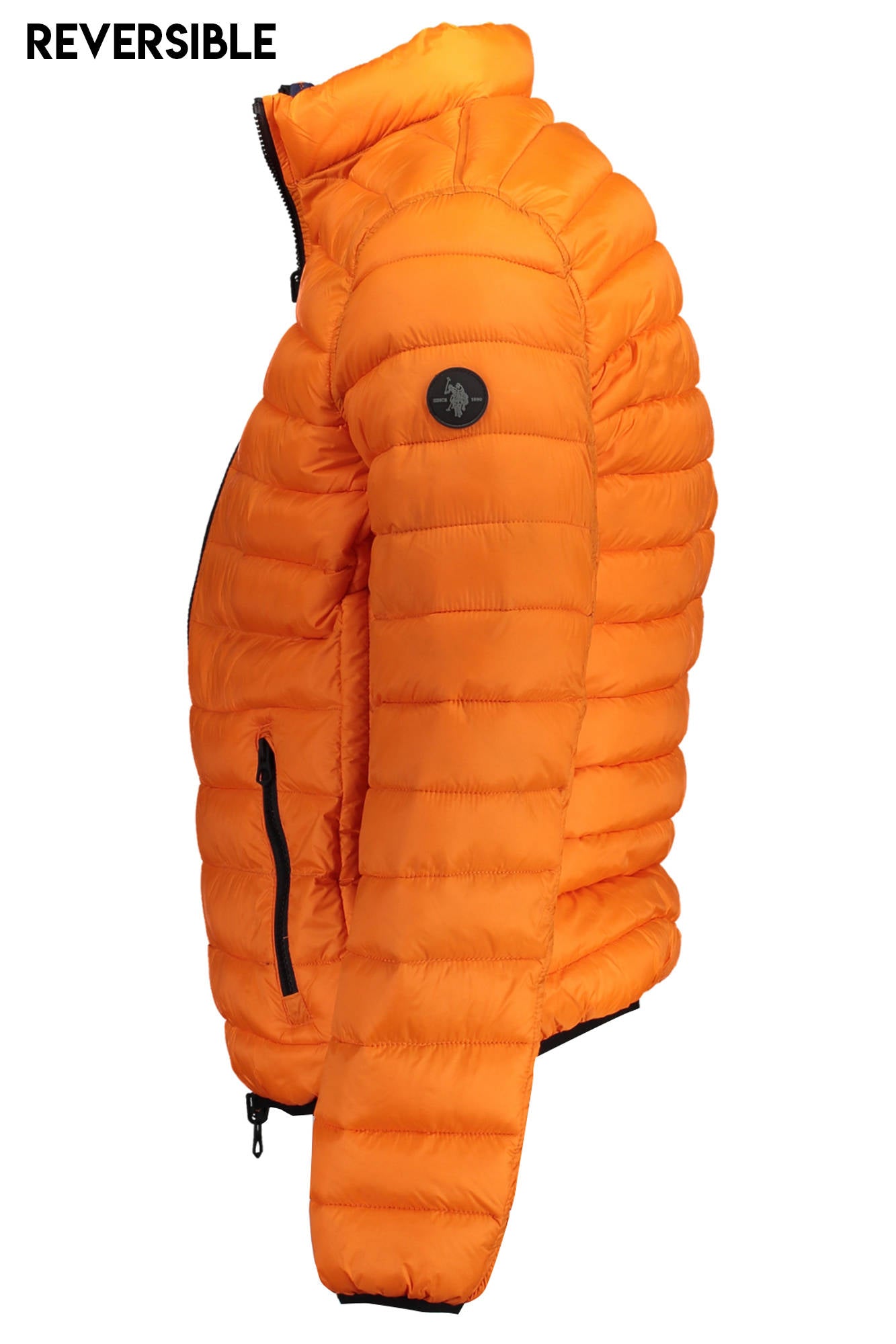 U.S. POLO Gelbe Herrenjacke – Wendejacke für Frühjahr/Sommer | soulluna.de Orange