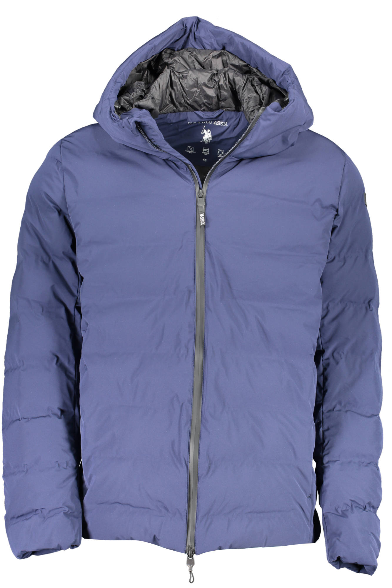U.S. POLO Jacke Herren – Blaue Kapuzenjacke für Herbst/Winter | soulluna.de Blau