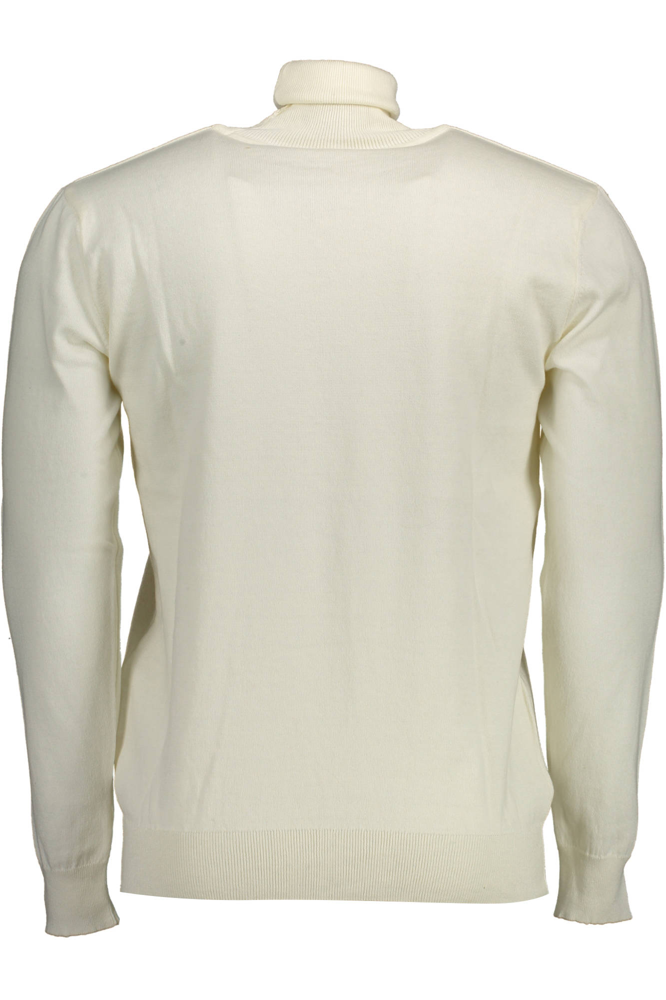 U.S. POLO Rollkragen-Poloshirt Herren – Weißes Winter-Shirt aus Baumwolle & Kaschmir Weiß
