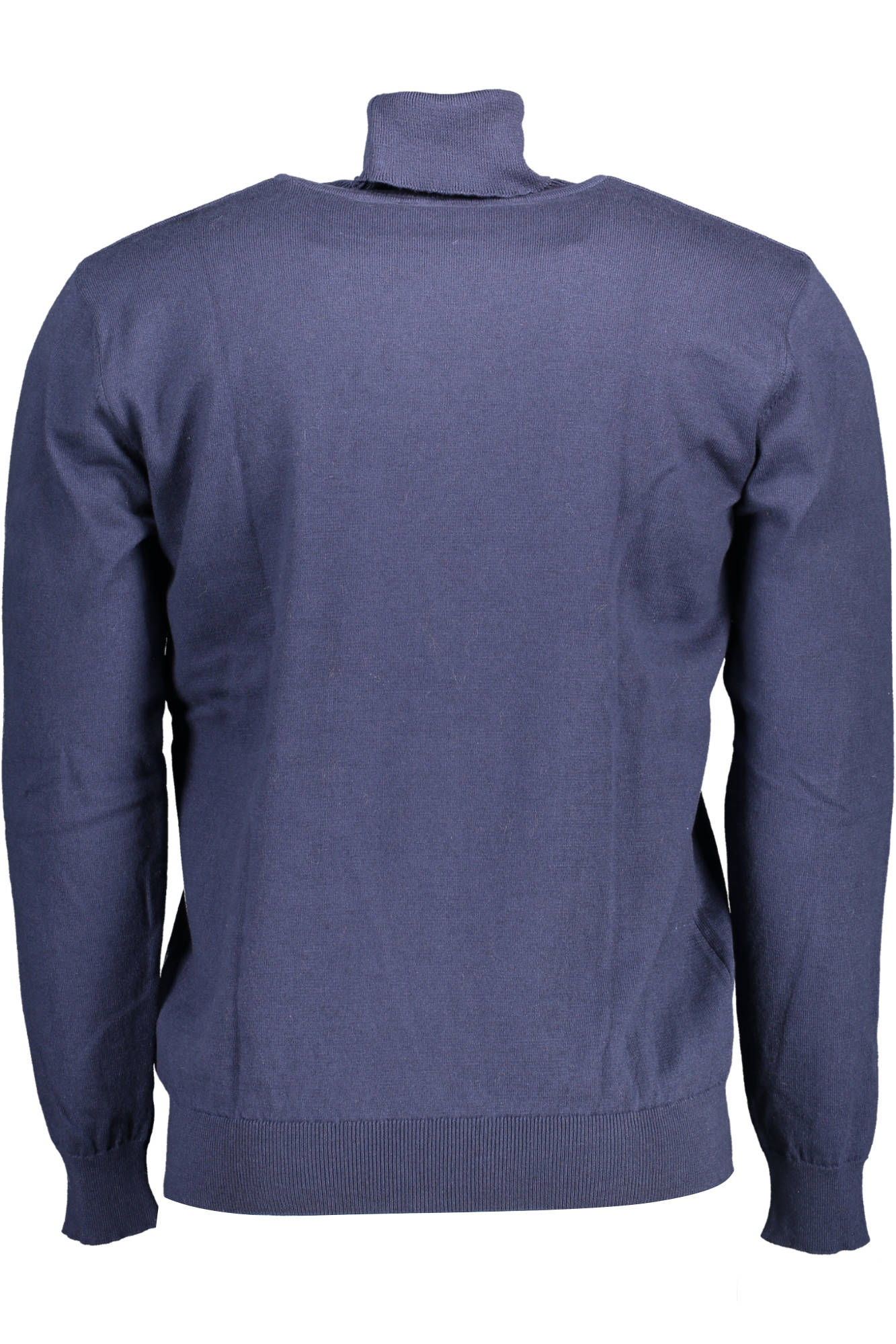 U.S. POLO Rollkragen-Poloshirt Herren – Weißes Winter-Shirt aus Baumwolle & Kaschmir Blau
