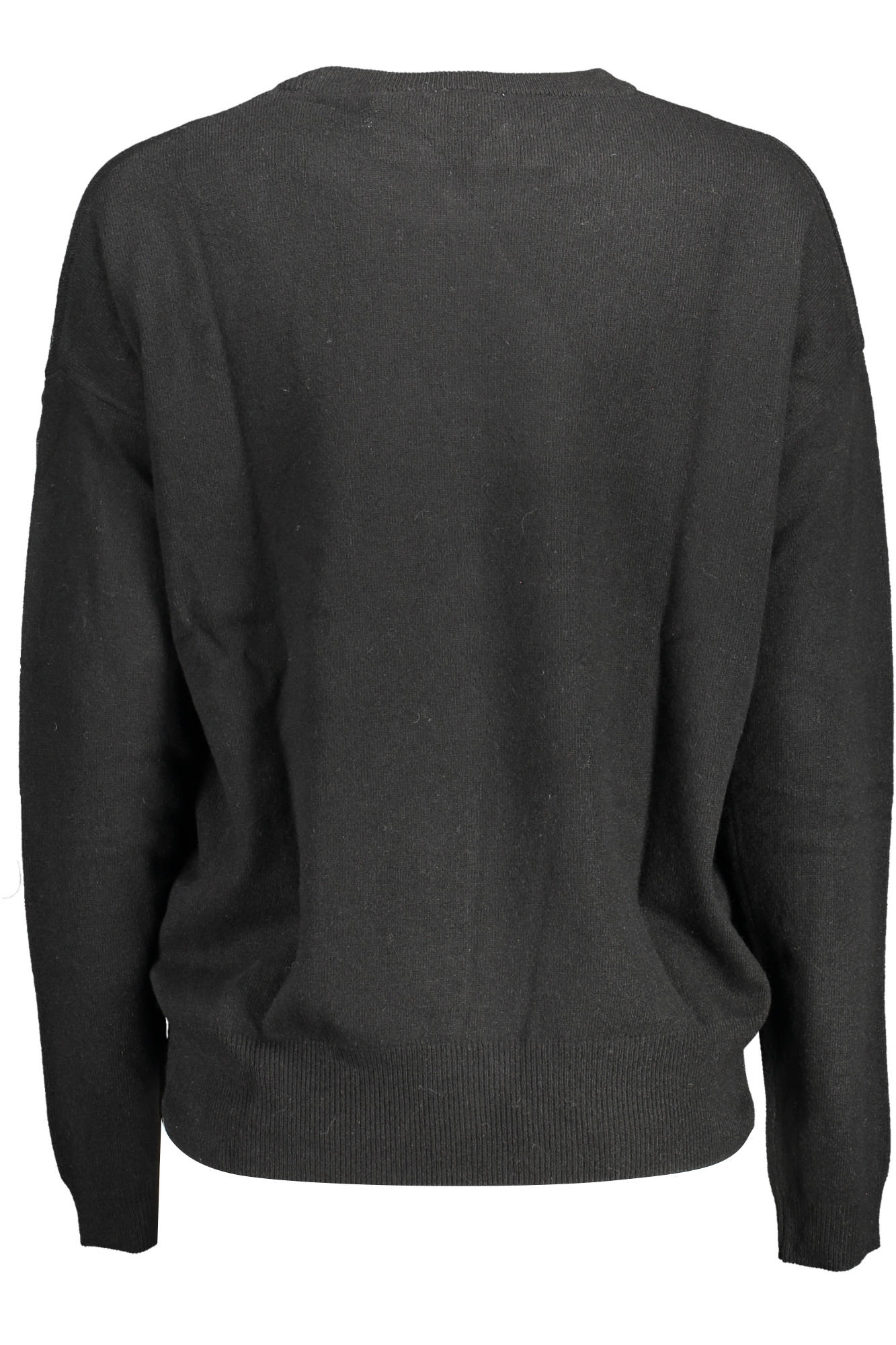 U.S. POLO Shirt Damen Schwarz – Langarmshirt aus Wolle & Kaschmir für Herbst/Winter Schwarz