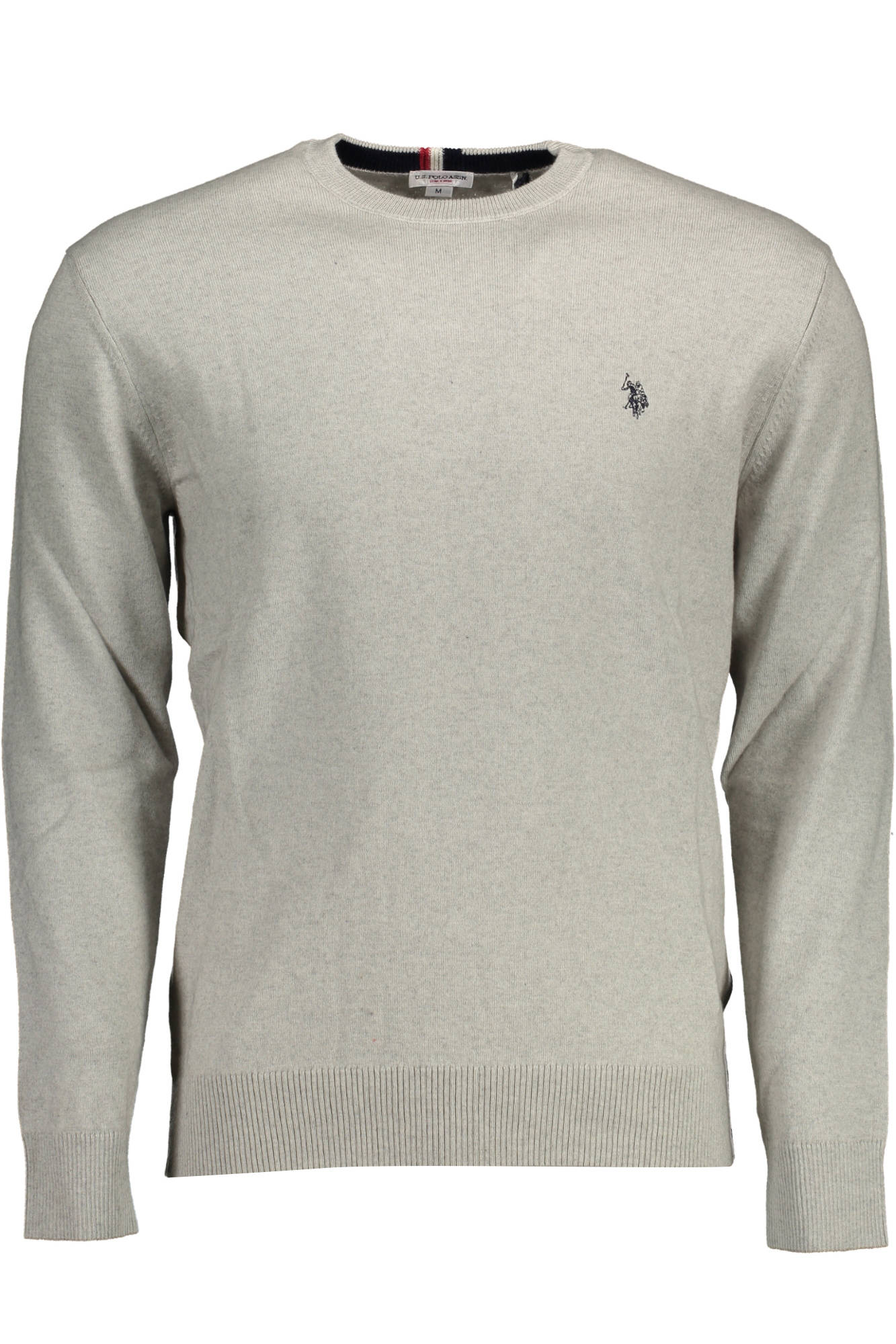U.S. POLO Shirt Herren Grau – Langarm mit Logo-Stickerei für Herbst/Winter Grau