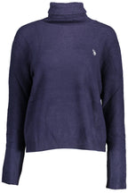 US BLAUER POLOSWEATER FÜR DAMEN