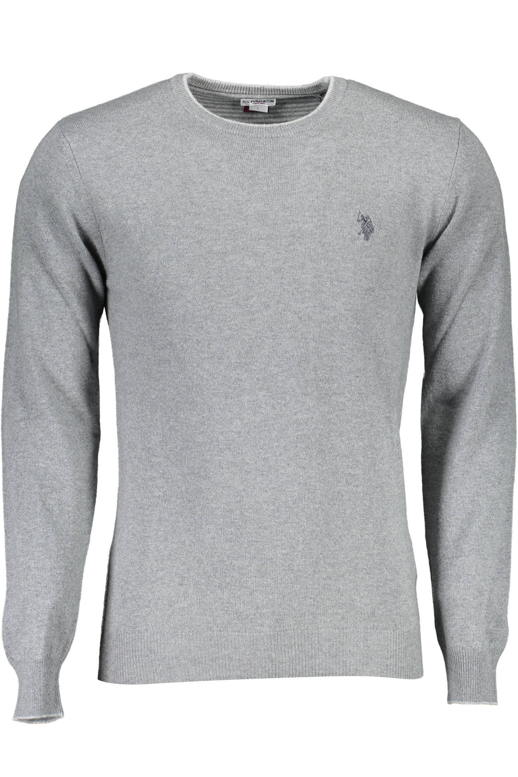 US GRAUER POLO-PULLOVER FÜR HERREN