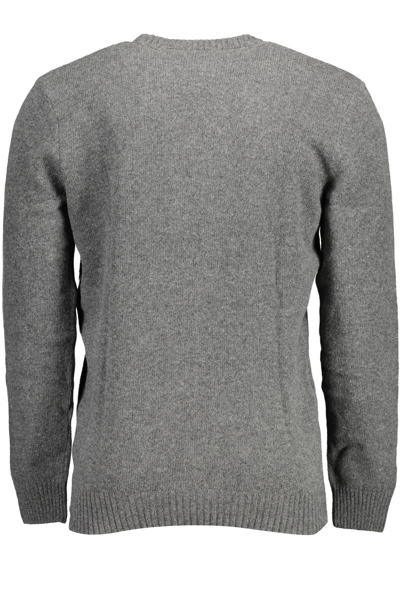 U.S. POLO Polosweater Herren – Grauer Pullover mit Logo-Stickerei für Herbst/Winter Grau