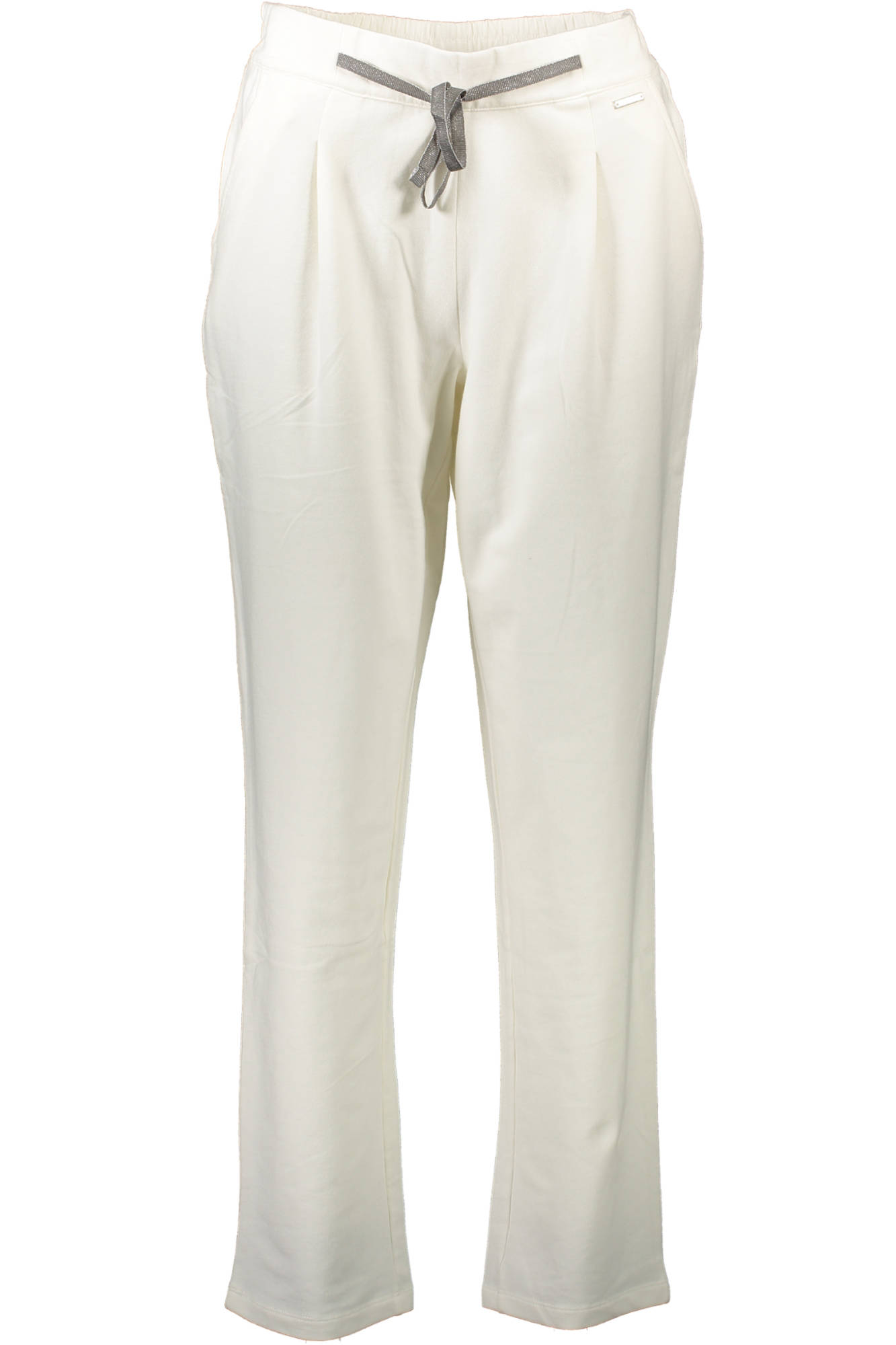 U.S. POLO Jogginghose Damen Blau – Elastischer Bund & 2 Taschen | HW Weiß