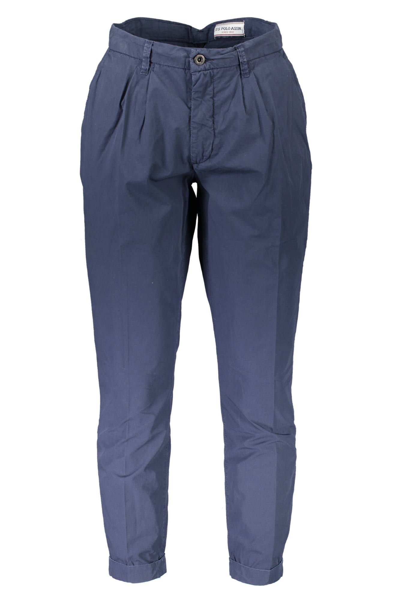 U.S. POLO Polohose Herren in Blau – Klassische Chino für Freizeit und Büro Blau