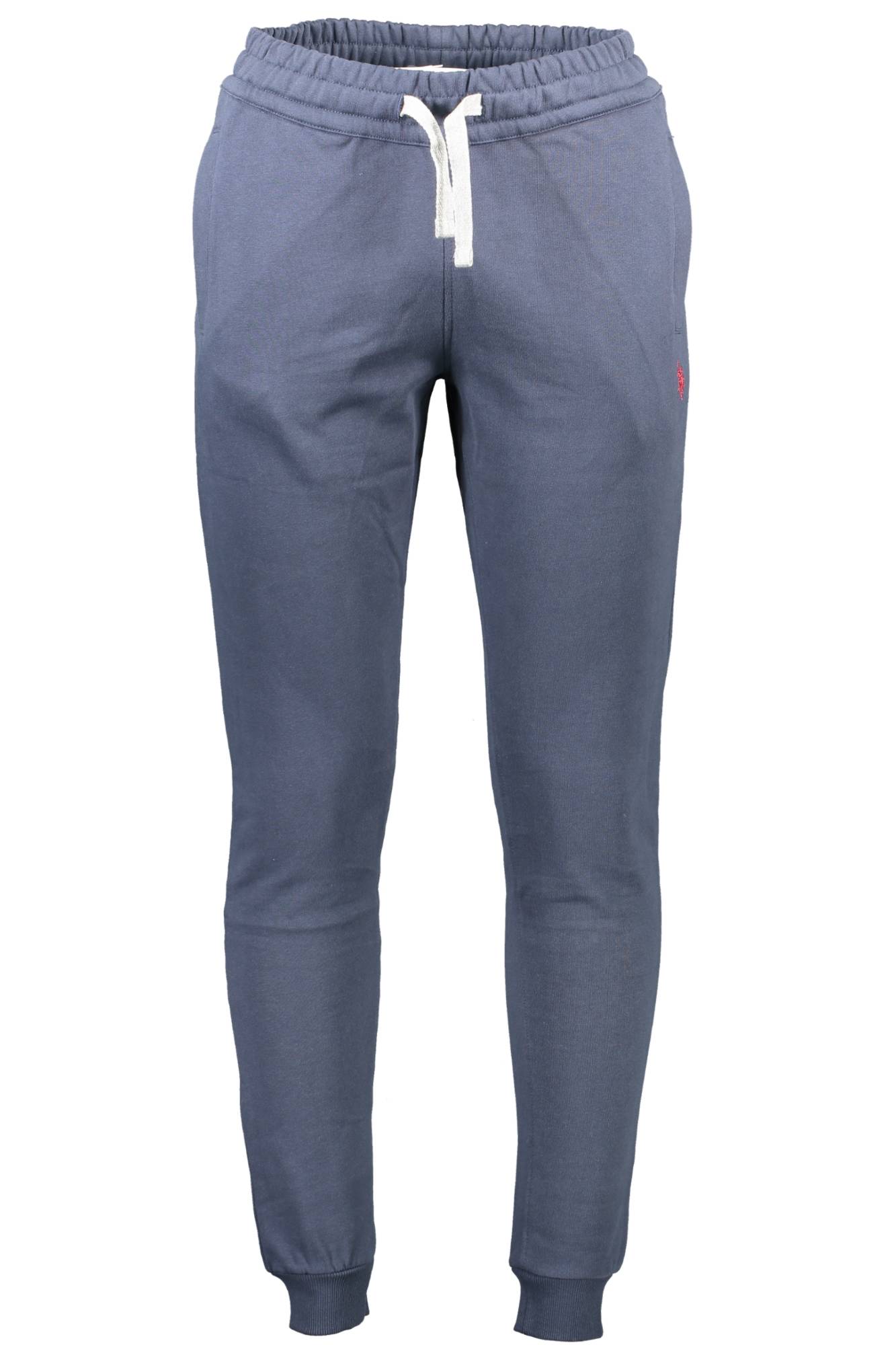 U.S. POLO Jogginghose Herren – Blaue Sporthose mit Logo-Stickerei Blau