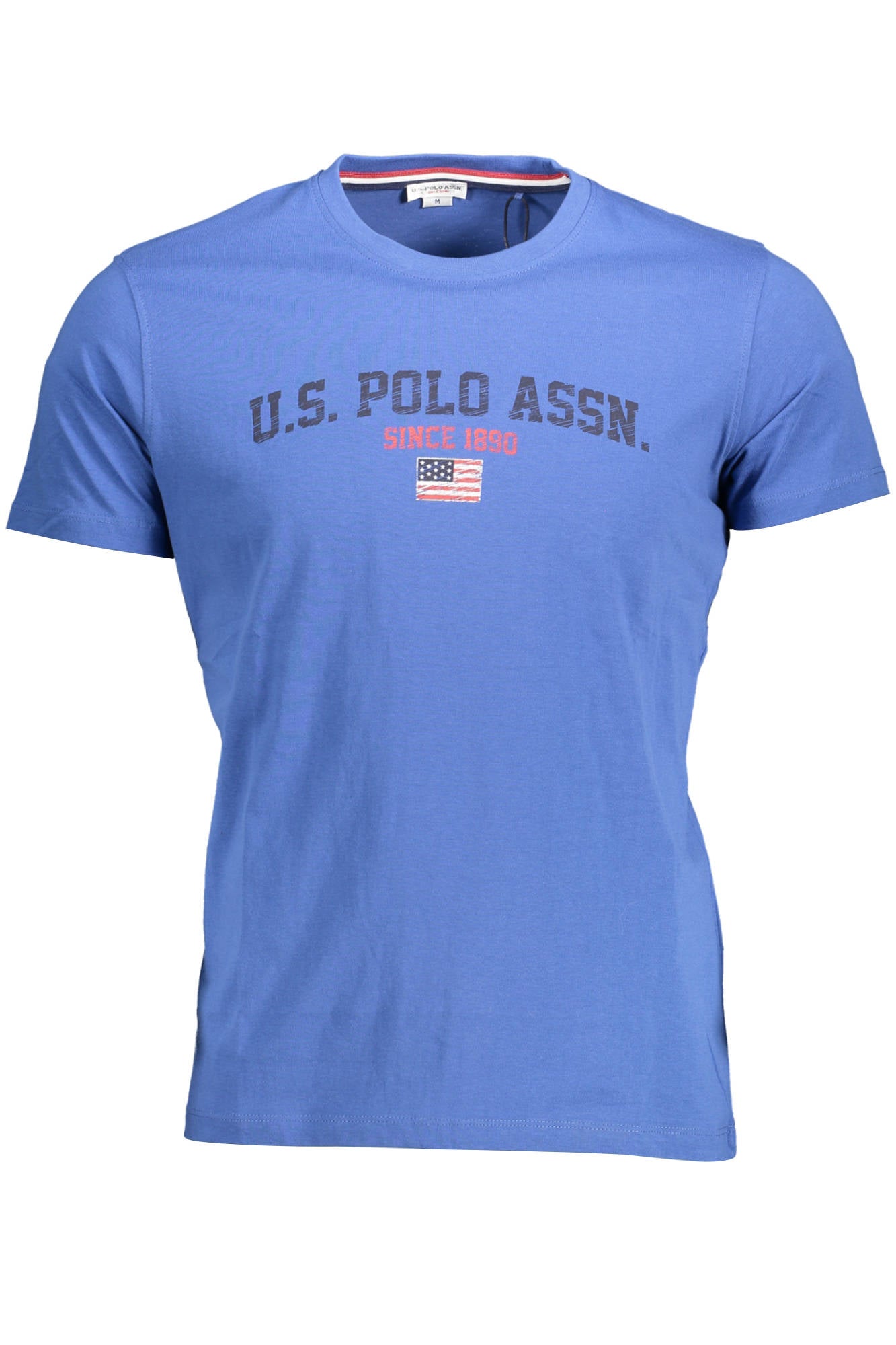 U.S. POLO T-Shirt Herren Kurzarm Blau – Klassisches Baumwoll-Shirt für Sommer Blau