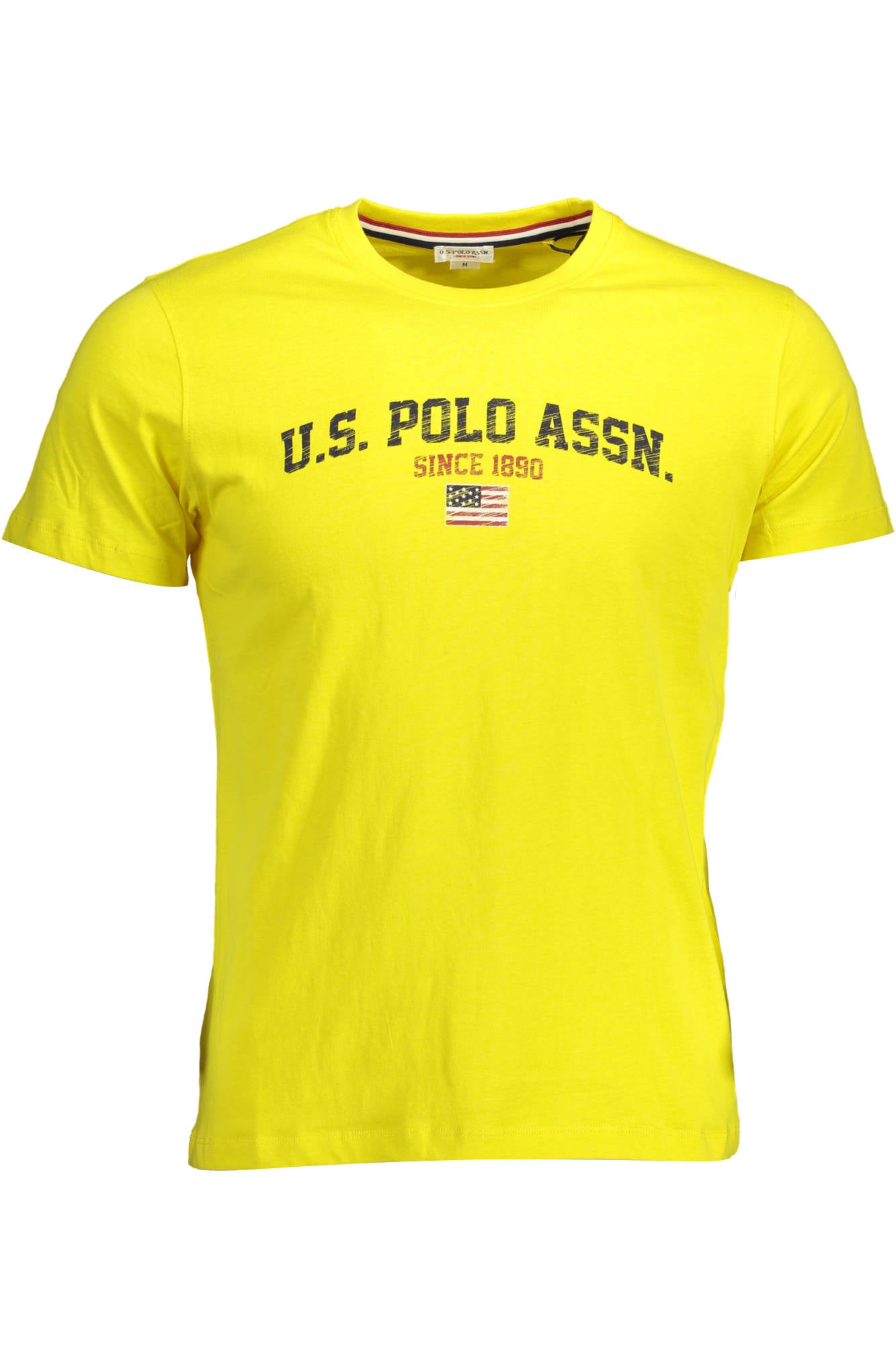 US POLO KURZARM T-SHIRT GELB MAN Hauptbild