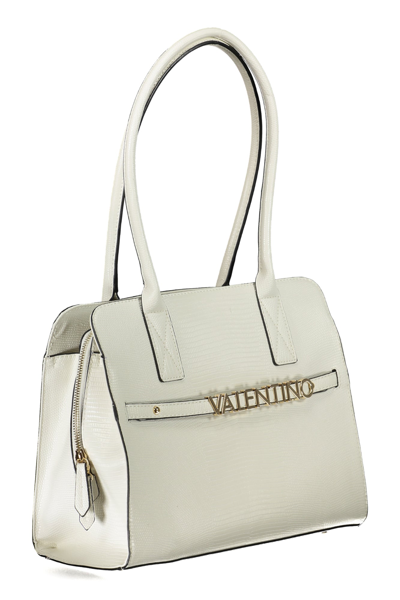 VALENTINO BAGS Weisse Damentasche – Elegante Schultertasche mit praktischen Fächern Weiß